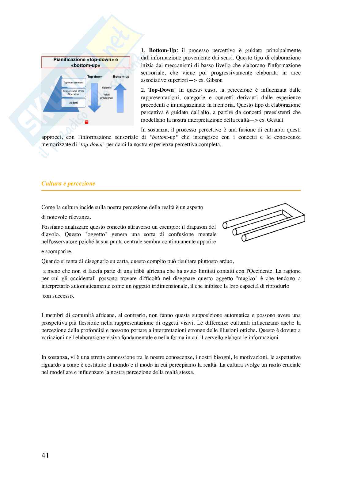 Appunti di Psicologia generale   Pag. 41
