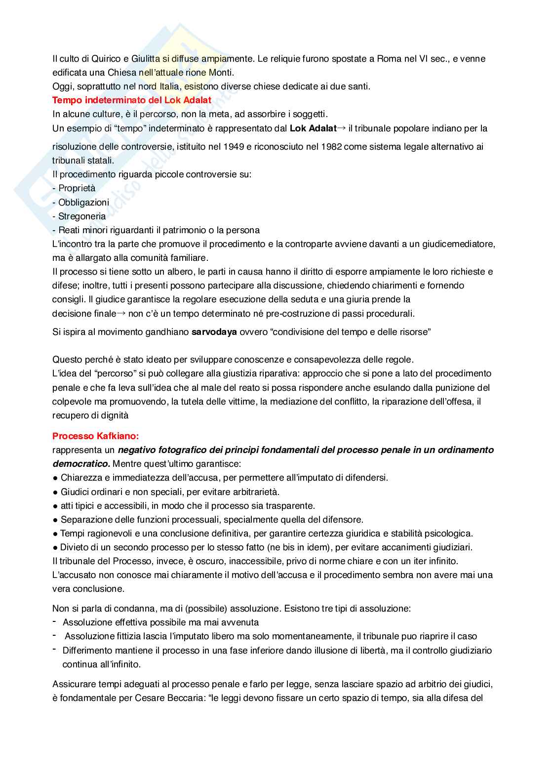 Riassunto esame Diritto civile, Prof. Binaghi Elisabetta, libro consigliato Tempo della giustizia, Battarino  Pag. 2