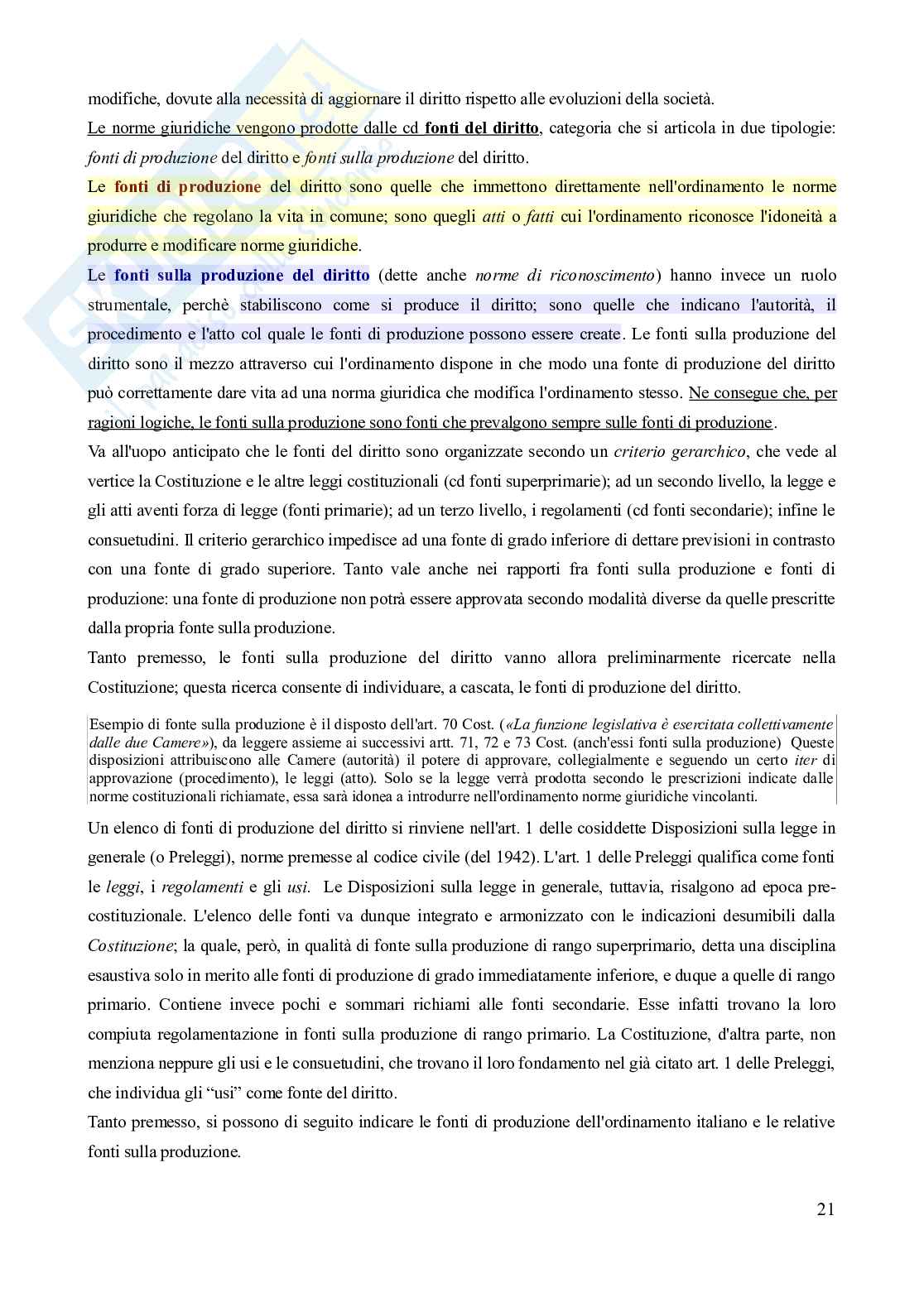 Riassunto esame Diritto costituzionale, Prof. D'Amico Marilisa, libro consigliato Lezioni di Diritto costituzionale, D'amico, Arconzo, Leone Pag. 21