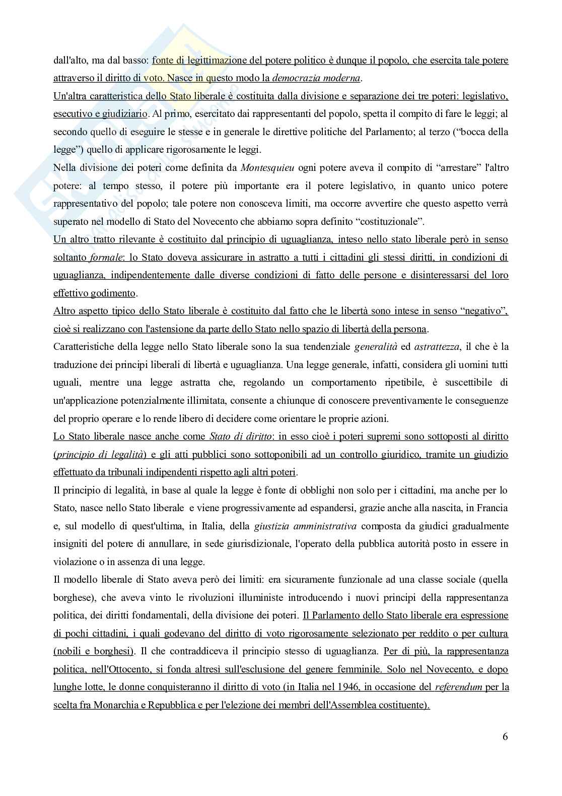 Riassunto esame Diritto costituzionale, Prof. D'Amico Marilisa, libro consigliato Lezioni di Diritto costituzionale, D'amico, Arconzo, Leone Pag. 6