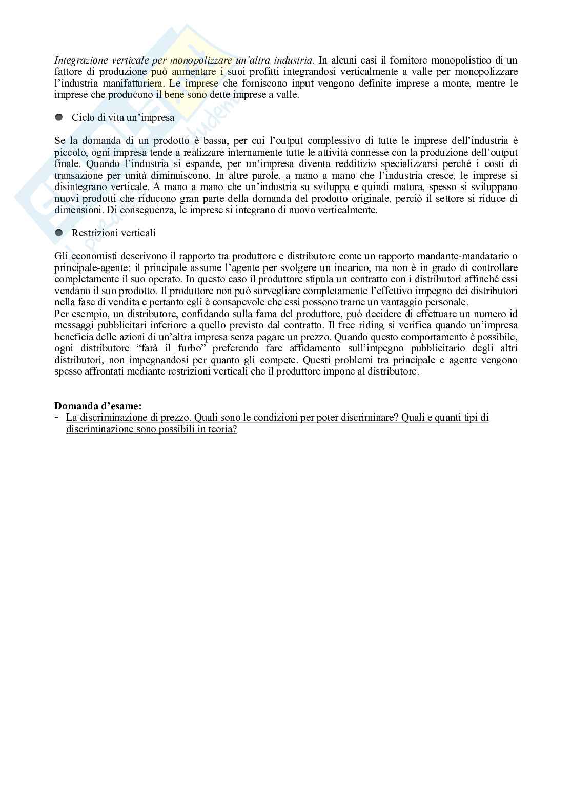 Appunti Economia industriale internazionale Pag. 16