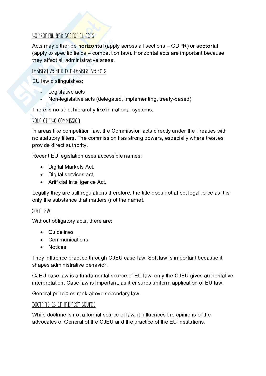 Appunti Administrative law Pag. 6