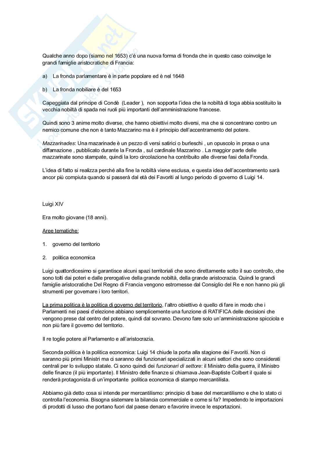 Appunti lezione Storia moderna Pag. 66