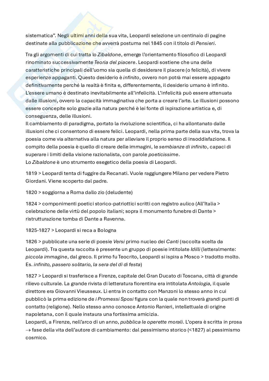 Leopardi  Pag. 2
