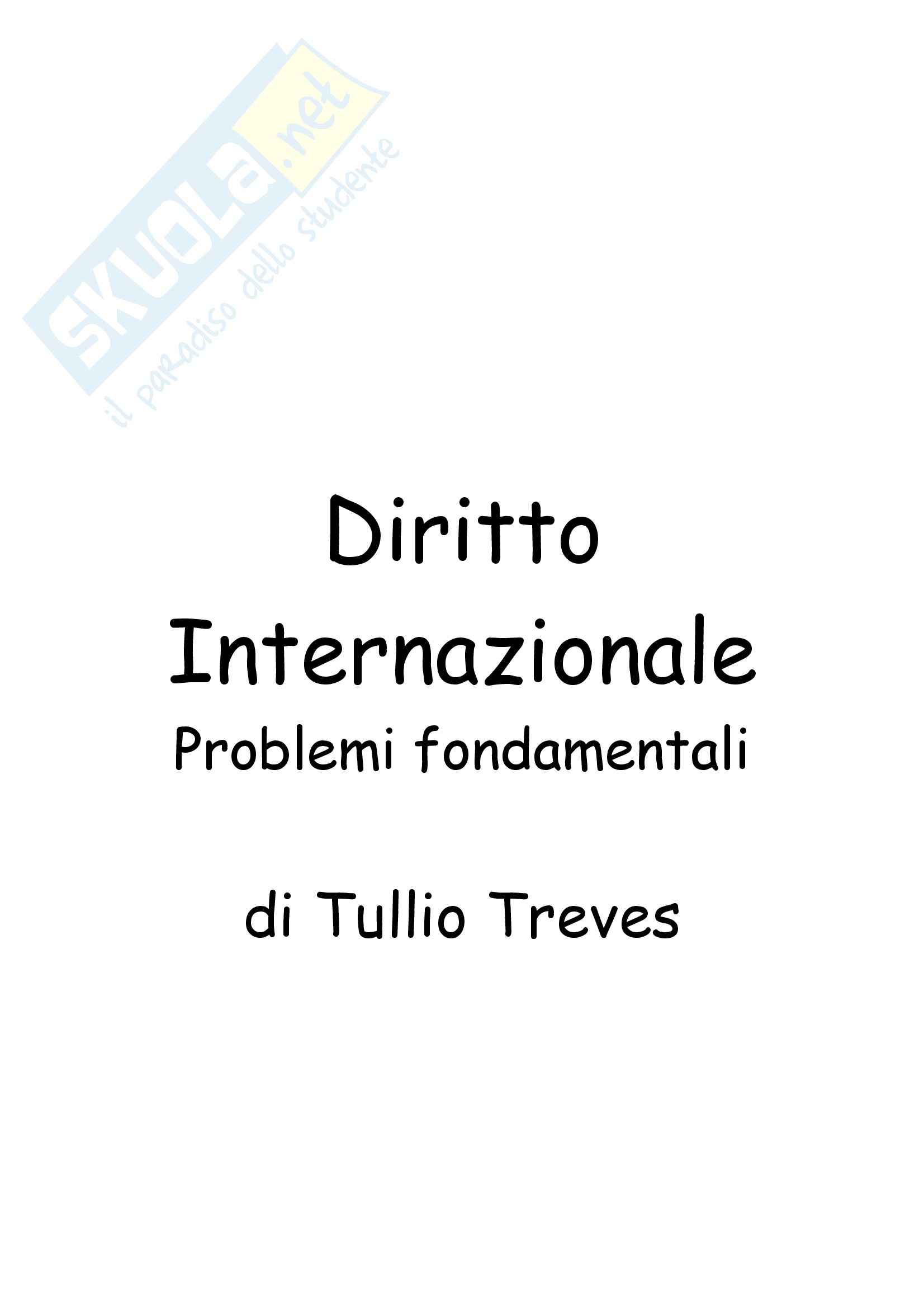 Diritto internazionale - problemi fondamentali Pag. 1