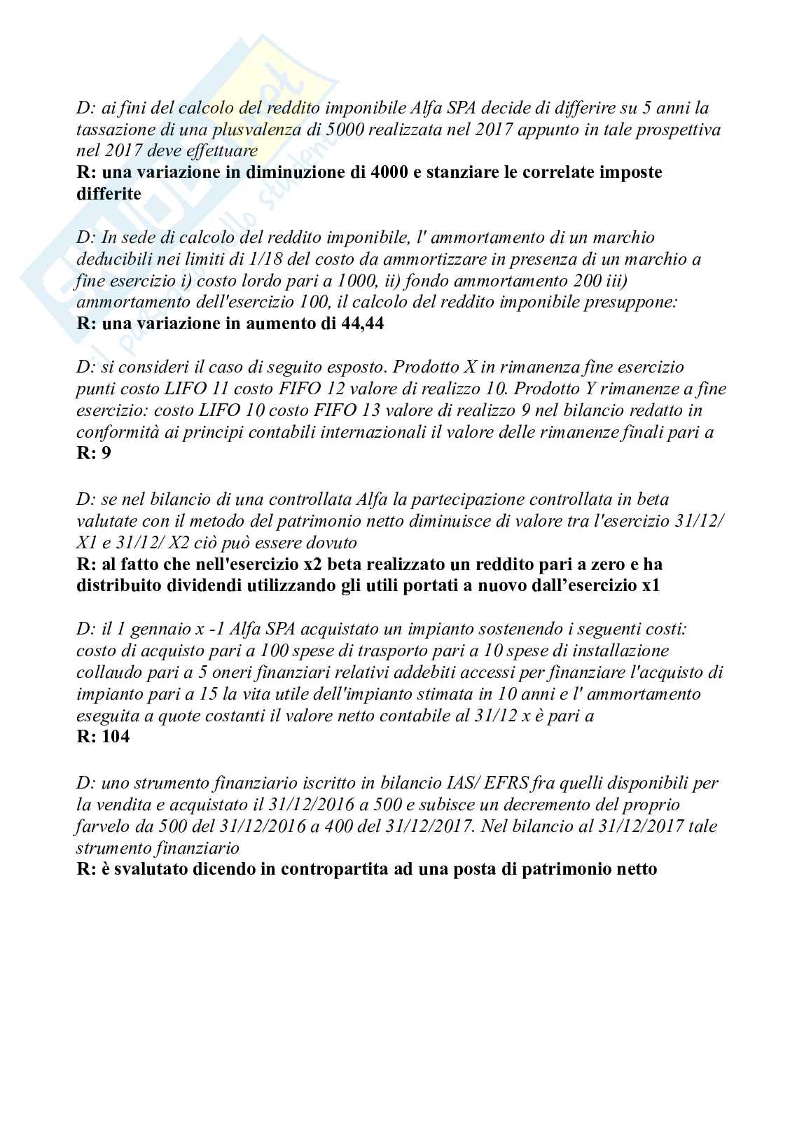 Domande esame II Ragioneria Pag. 11