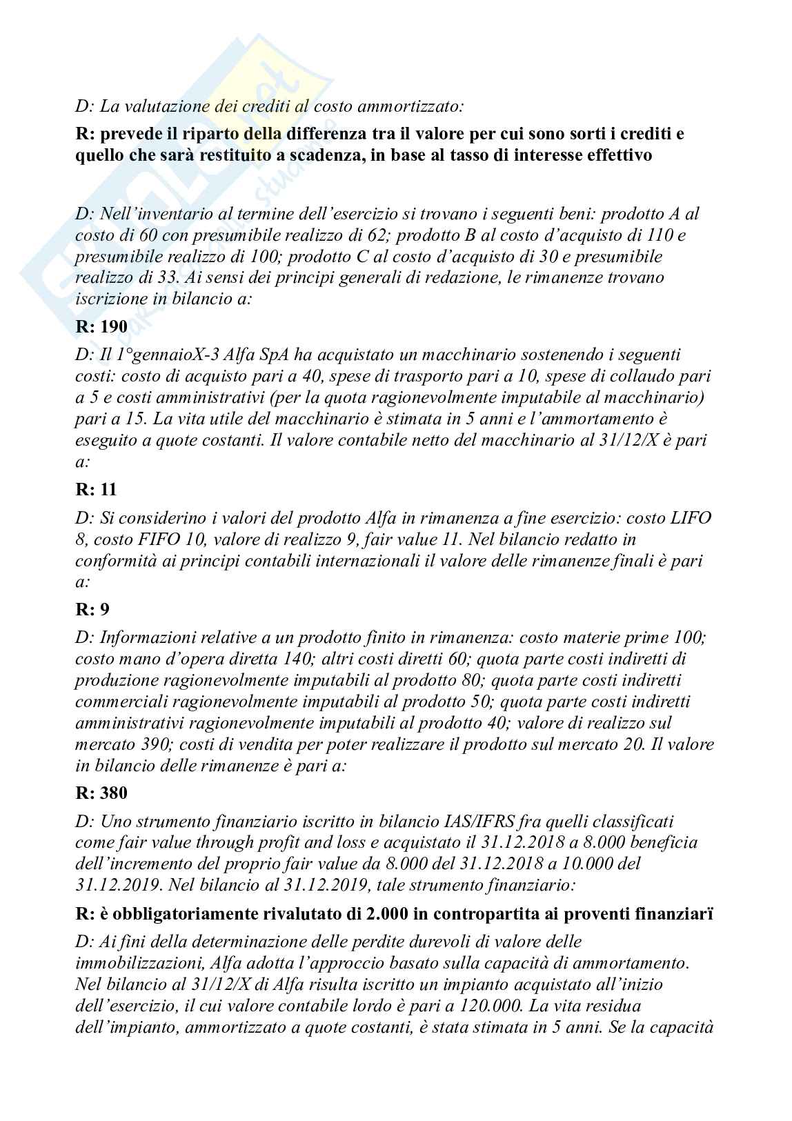 Domande esame II Ragioneria Pag. 2