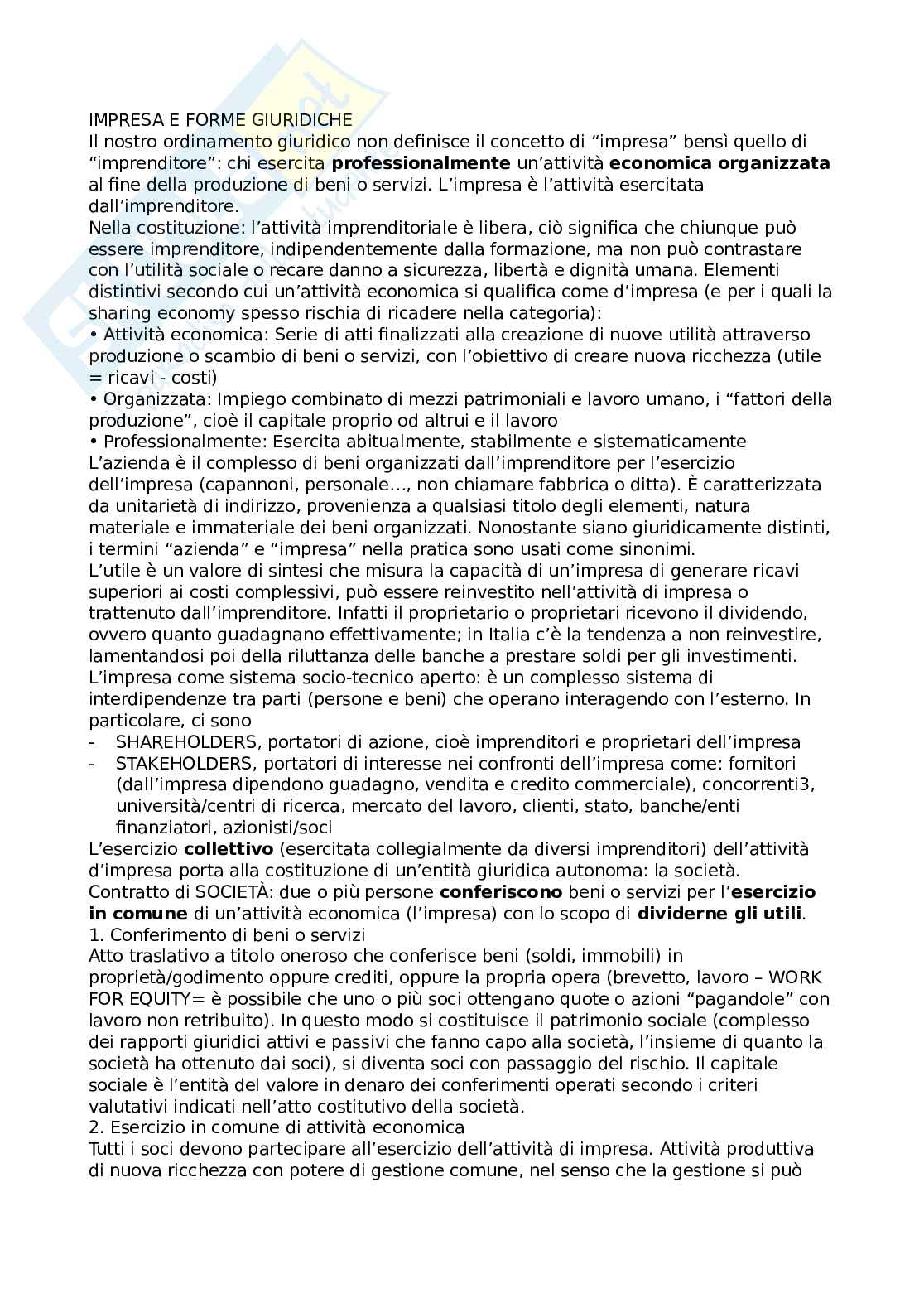 Impresa e decisioni strategiche Pag. 1