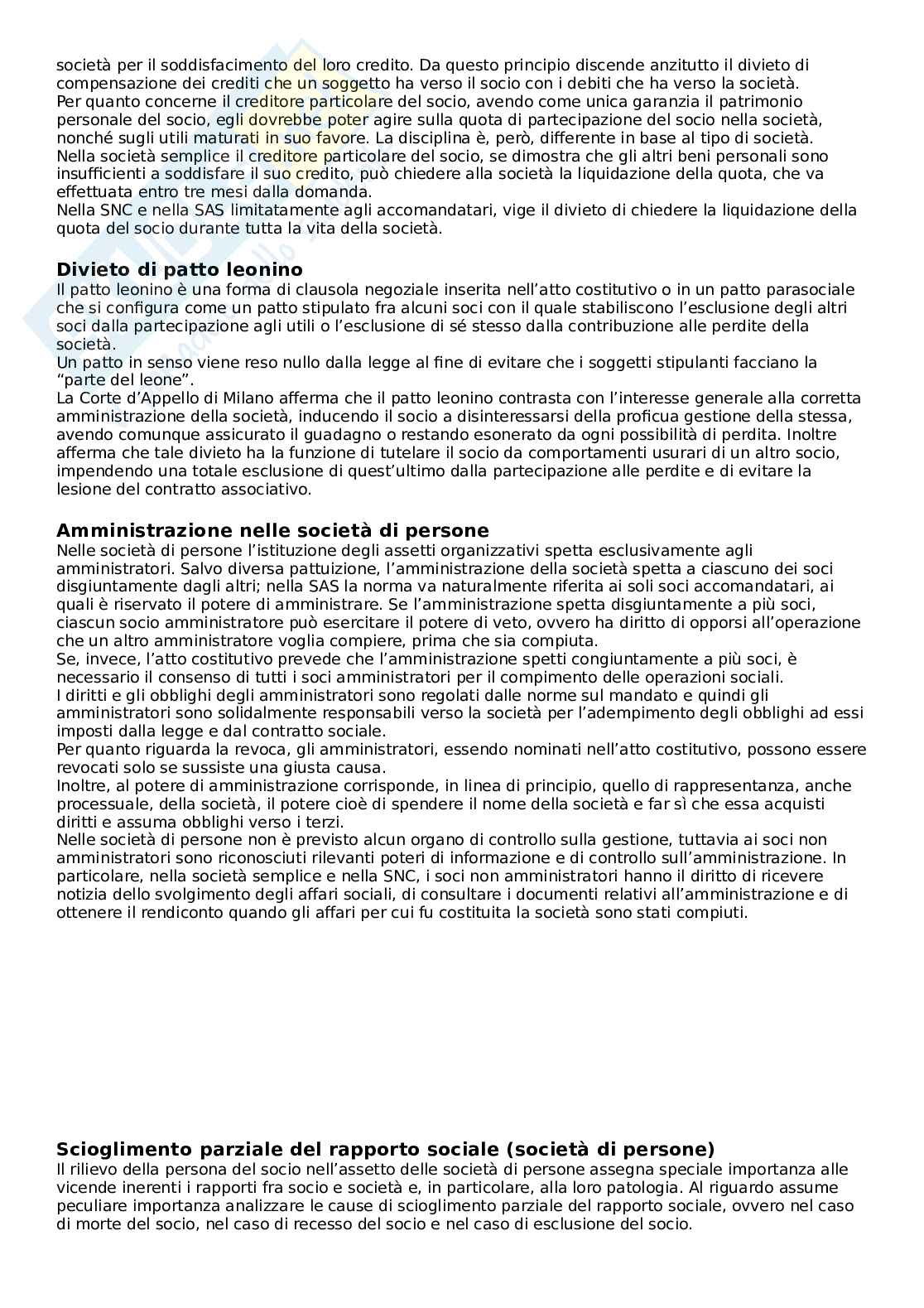 Domande di ripasso per preparare l'esame di Diritto commerciale Pag. 11