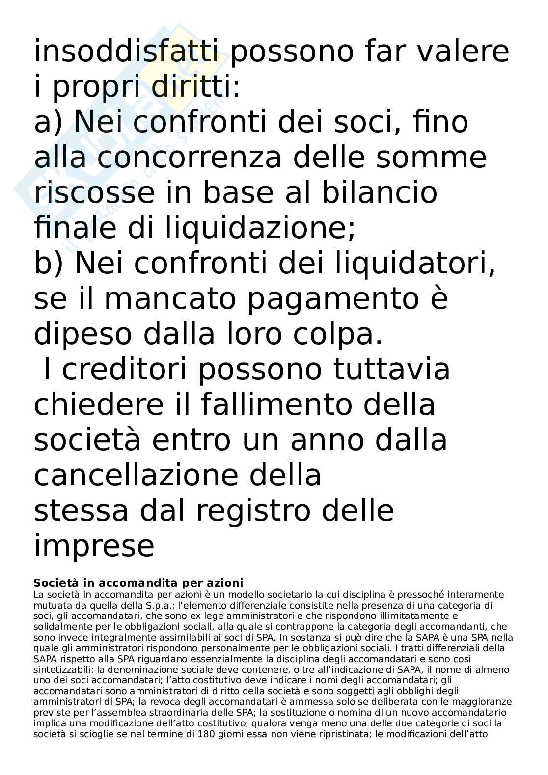 Domande di ripasso per preparare l'esame di Diritto commerciale Pag. 31