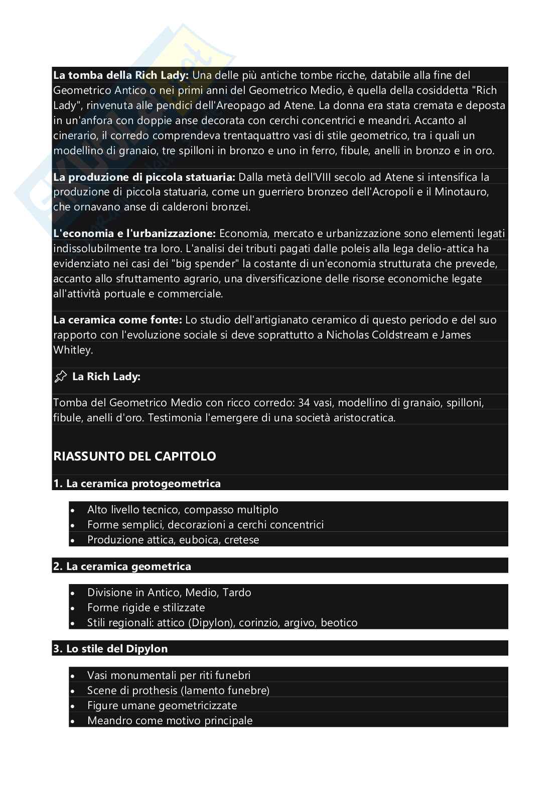 Archeologia classica - parte greca Pag. 21