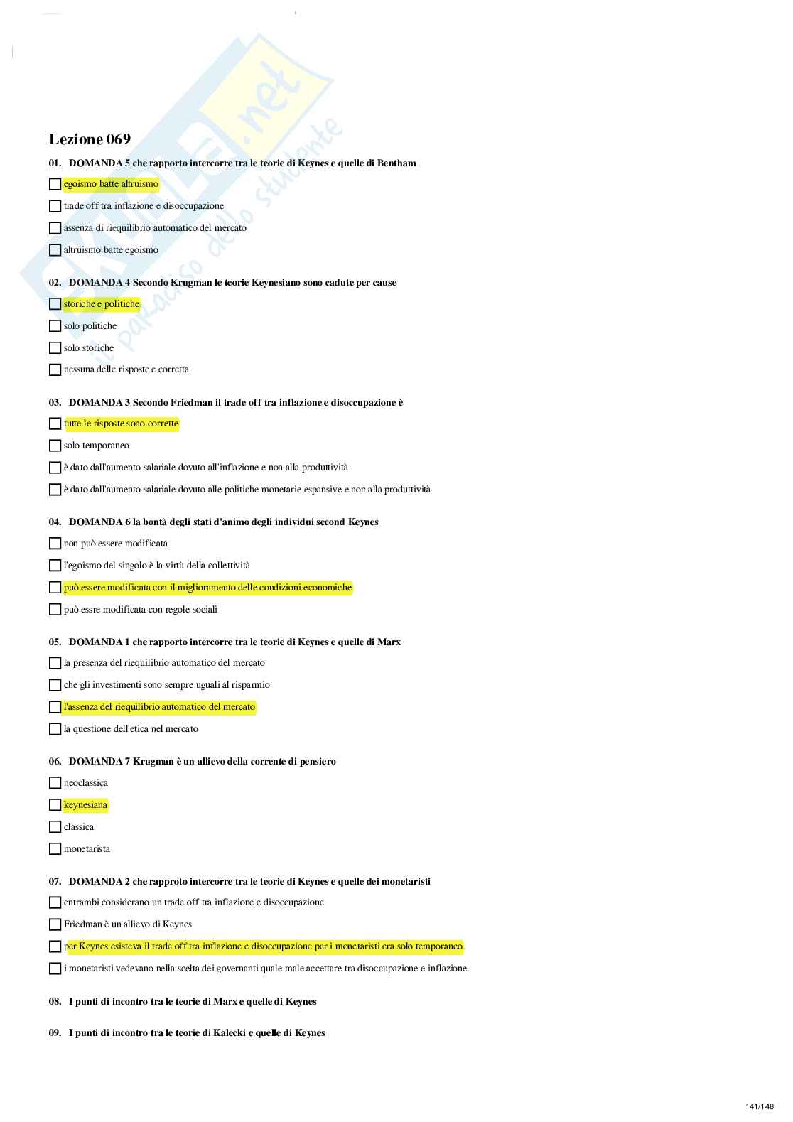 Paniere Macroeconomia - Lezione 49-72 Pag. 41