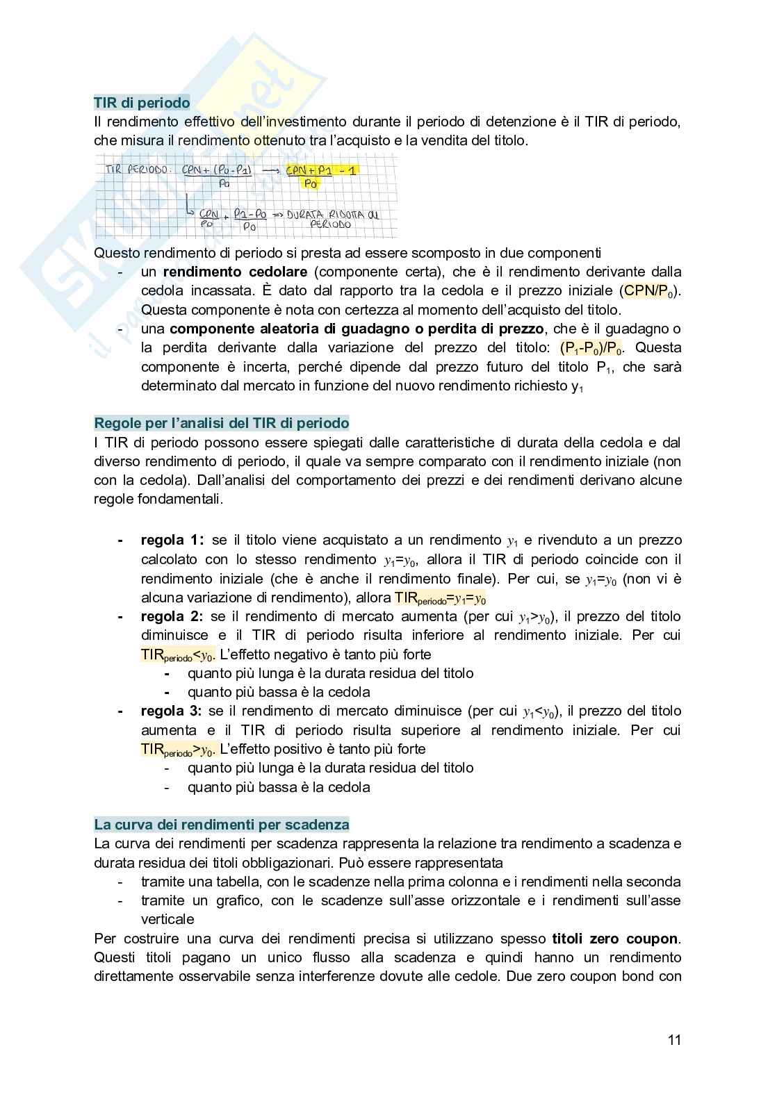 Finanza aziendale Pag. 11