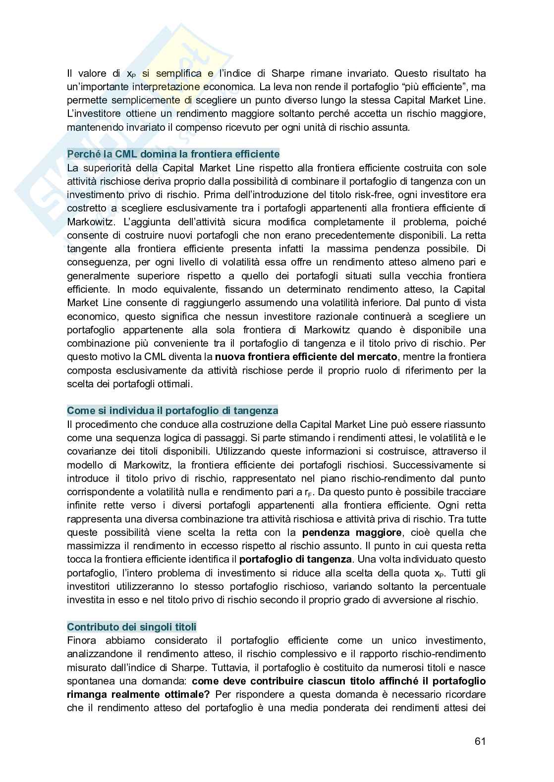 Finanza aziendale Pag. 61