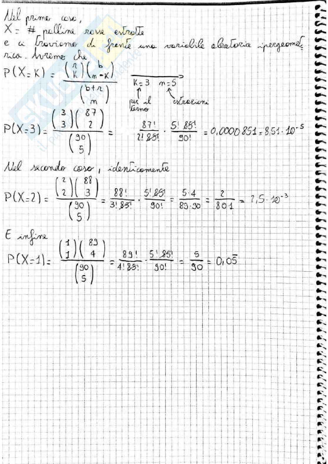 Appunti Calcolo delle probabilità e statistica Pag. 26