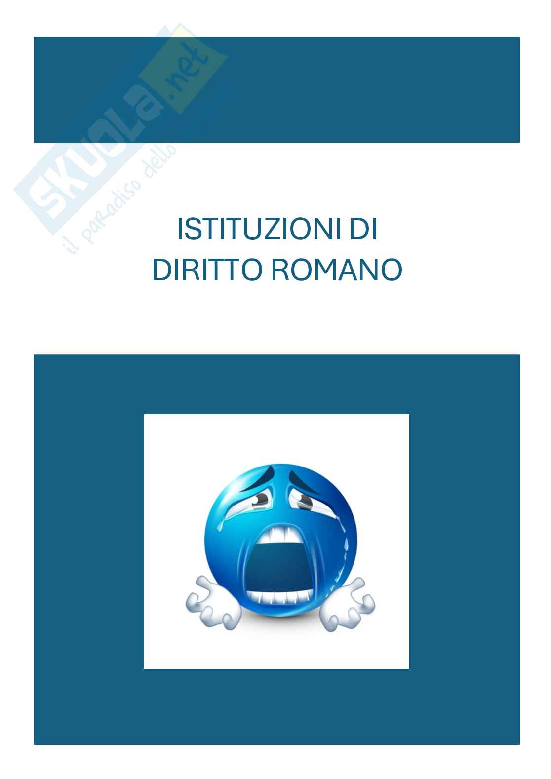 Istituzioni di diritto romano 1 Pag. 1