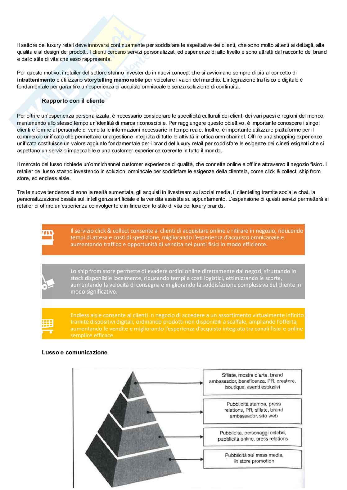 Appunti lezioni e slide di Marketing della moda e del lusso Pag. 56