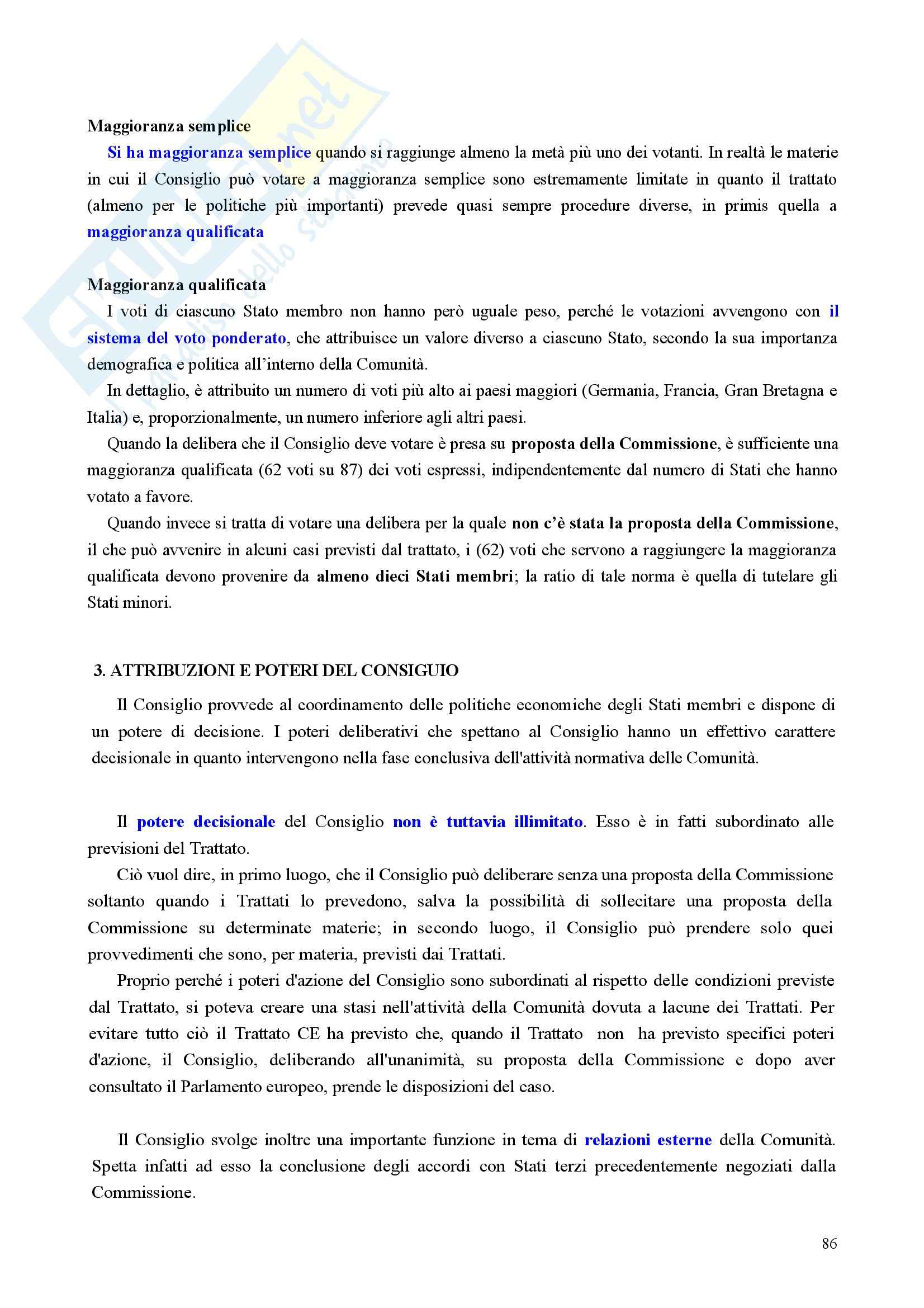 Riassunto esame Diritto, prof. Nicolosi, libro consigliato Istituzioni di diritto dell'Unione Europea: Verso una Costituzione europea, Zanghì Pag. 86