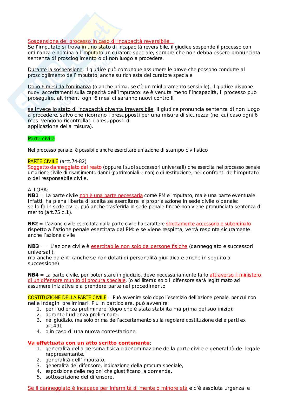 Diritto processuale penale Pag. 11