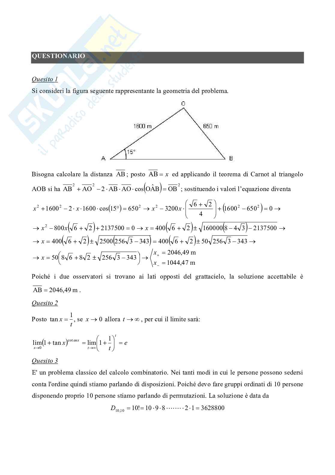 2010 L.S: PNI + Brocca + Proteo prova straordinaria Pag. 11