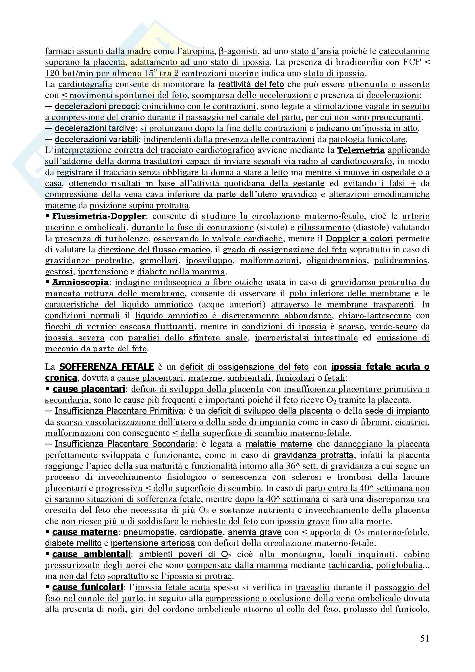 Ginecologia e Ostetricia - Appunti Pag. 51