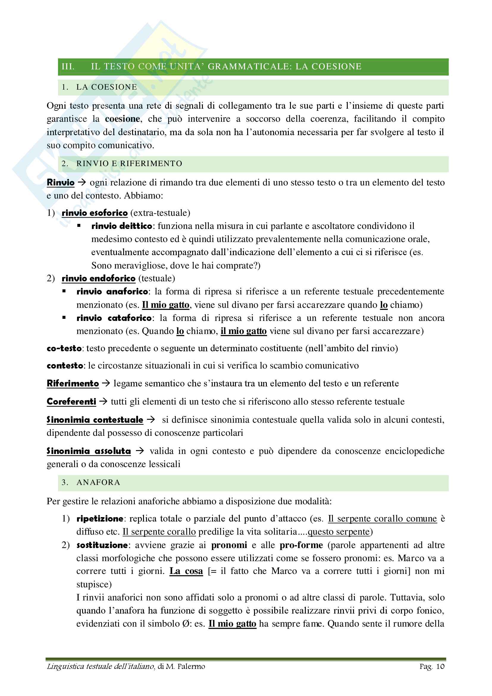 Linguistica Testuale Dell'italiano Palermo