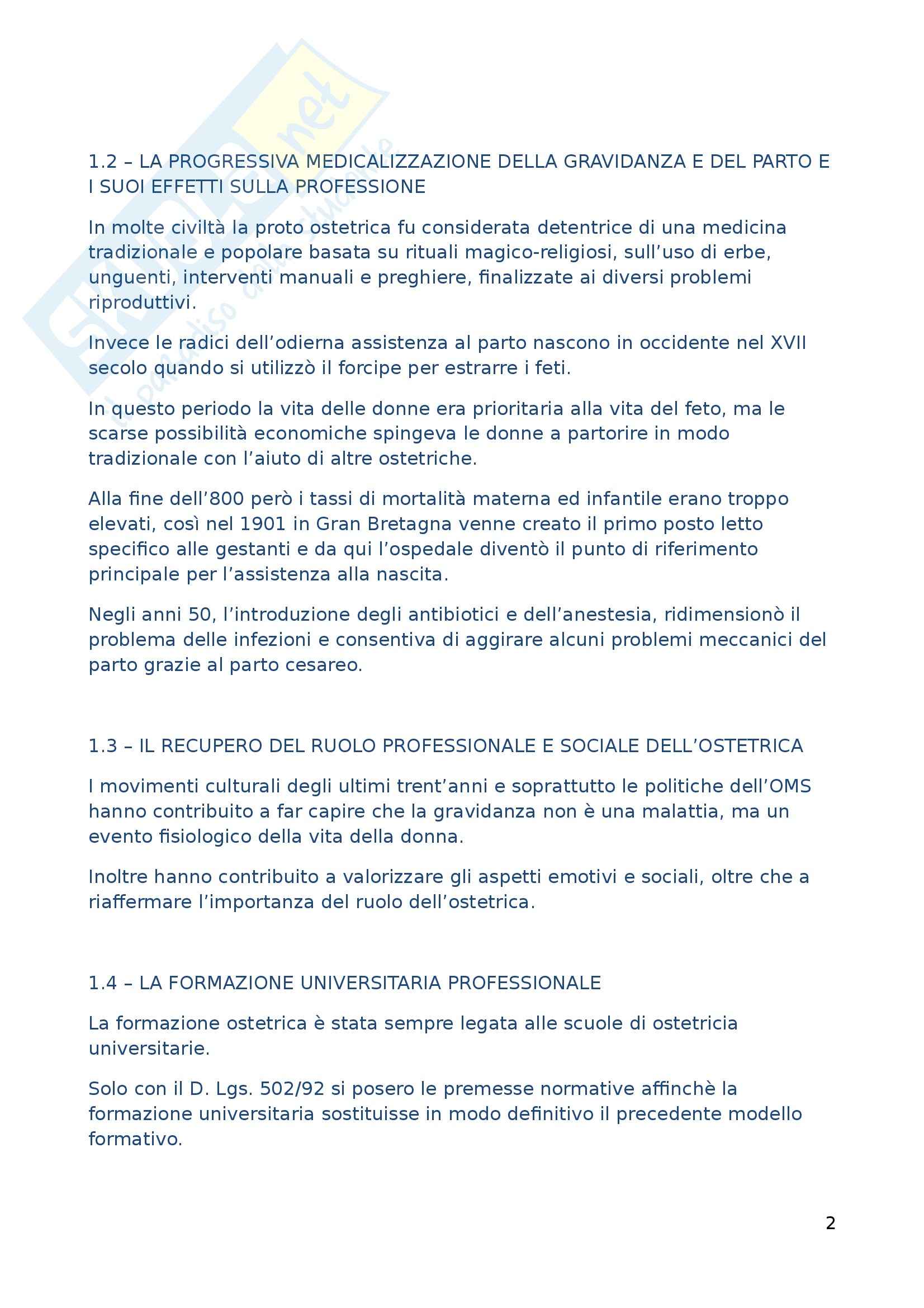 Scienze Infermieristiche Generali e Teorie del Nursing - Appunti Pag. 2