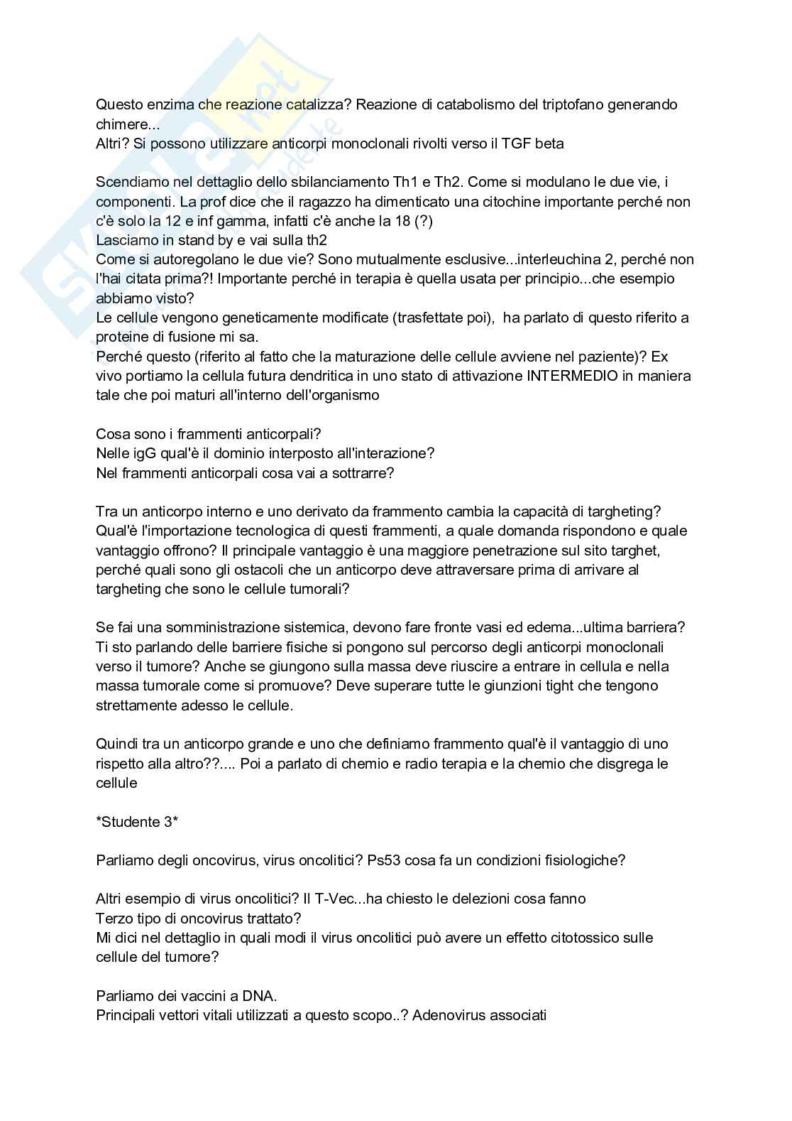 Risposte aperte di immunologia Pag. 2