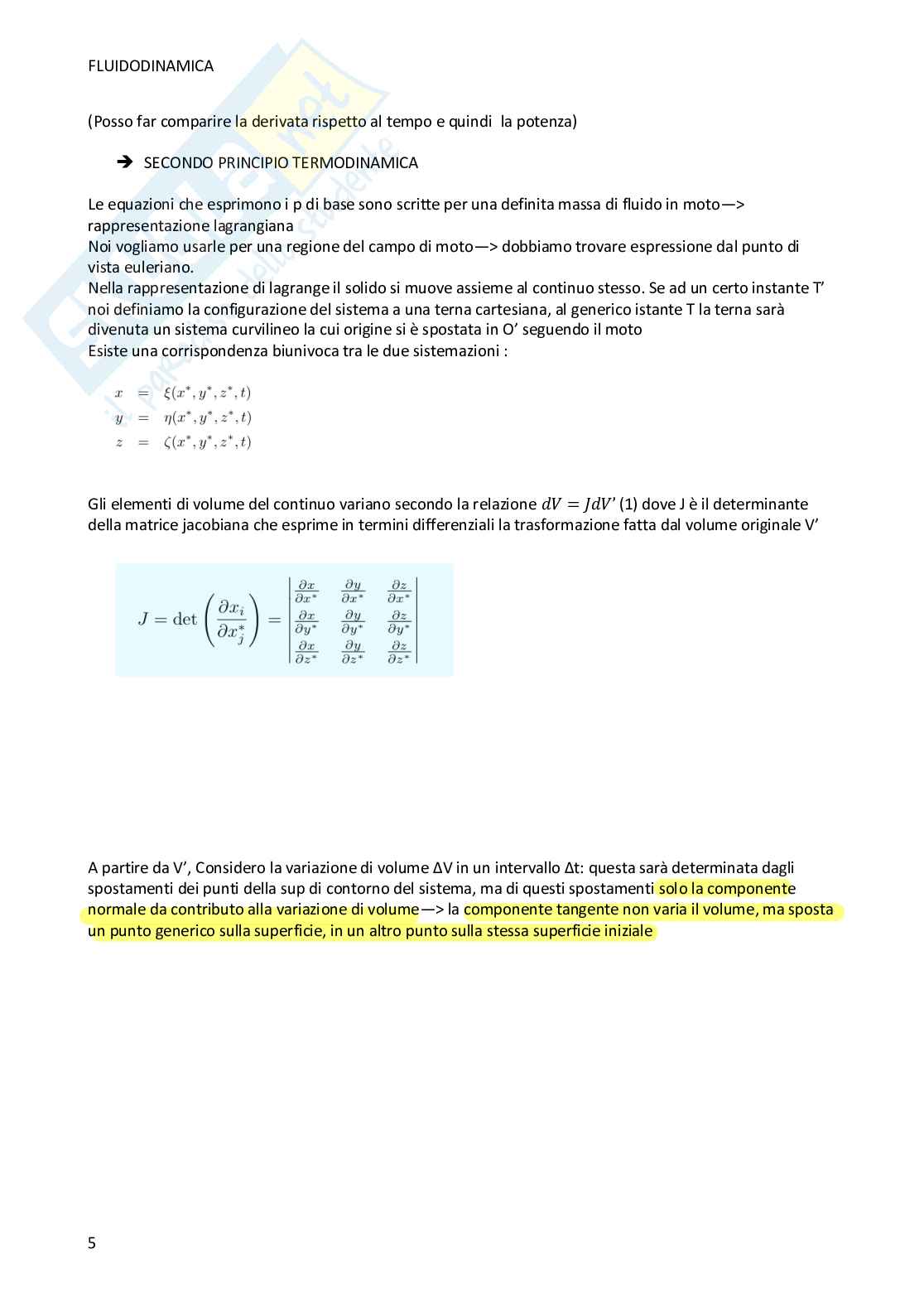 Appunti corso di Fluidodinamiche e macchine Pag. 6