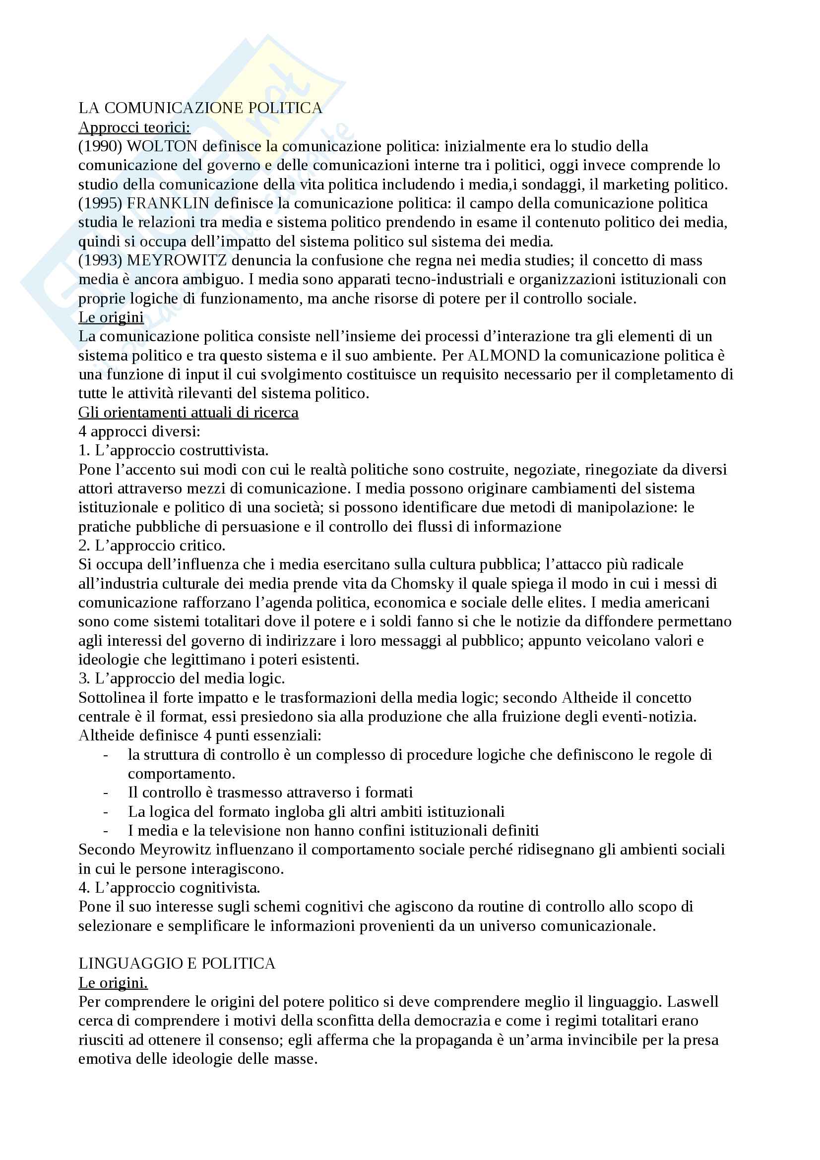 Scienze politiche Amoretti Pag. 1
