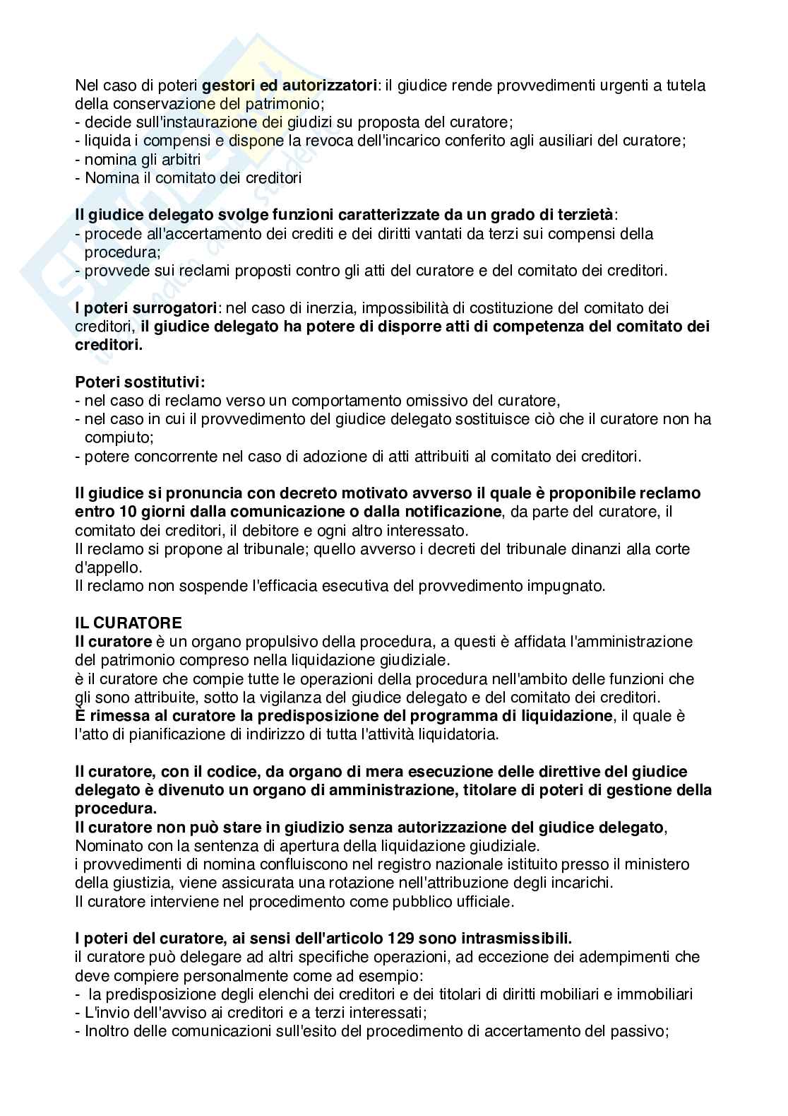 Riassunto esame Diritto fallimentare, Prof. Principe Angelina, libro consigliato Il nuovo diritto della crisi e dell'insolvenza (d.lgs. 12 gennaio 2019, n.14), Giuseppe Fauceglia Pag. 41