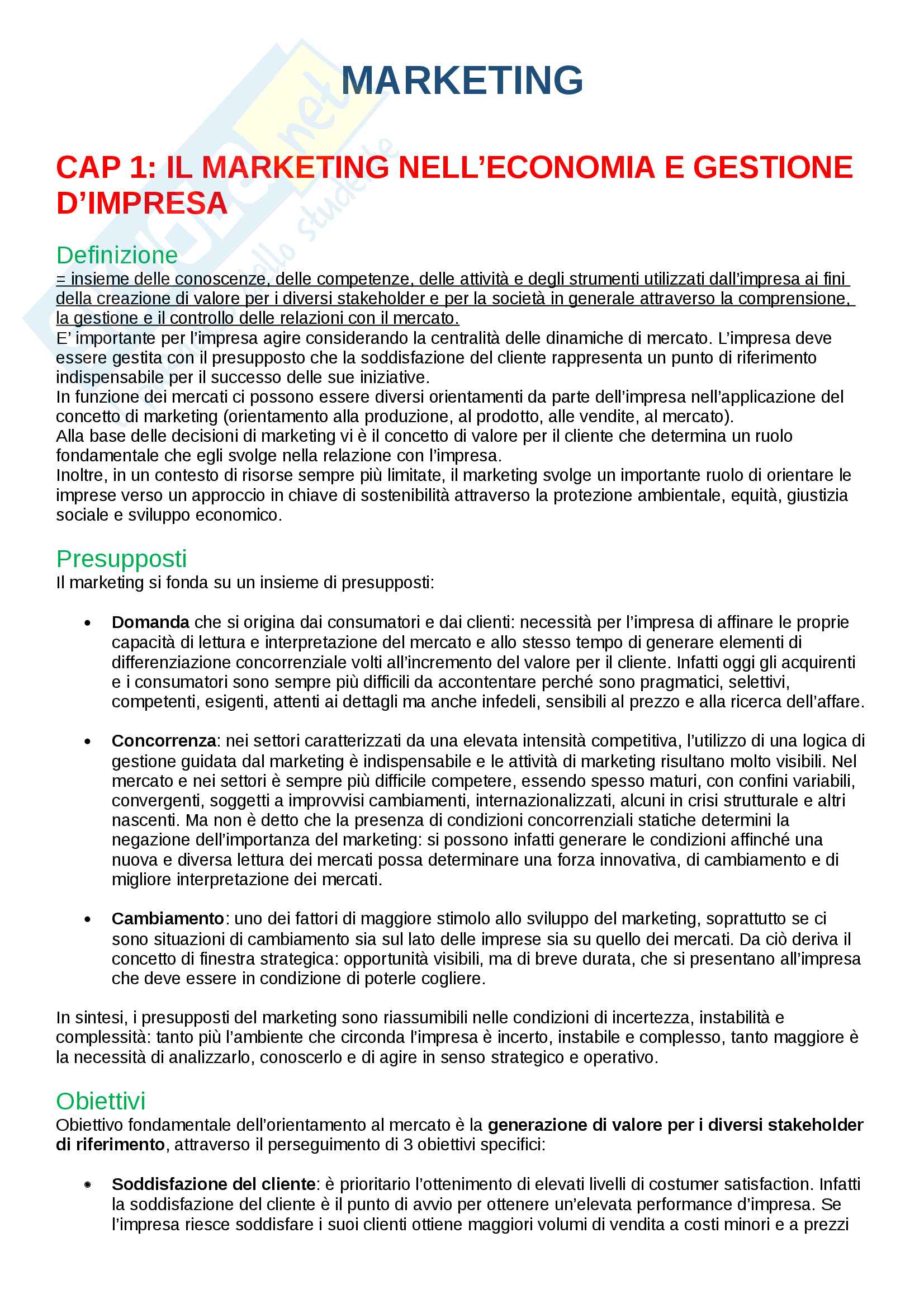 Dispensa Marketing Pag. 1