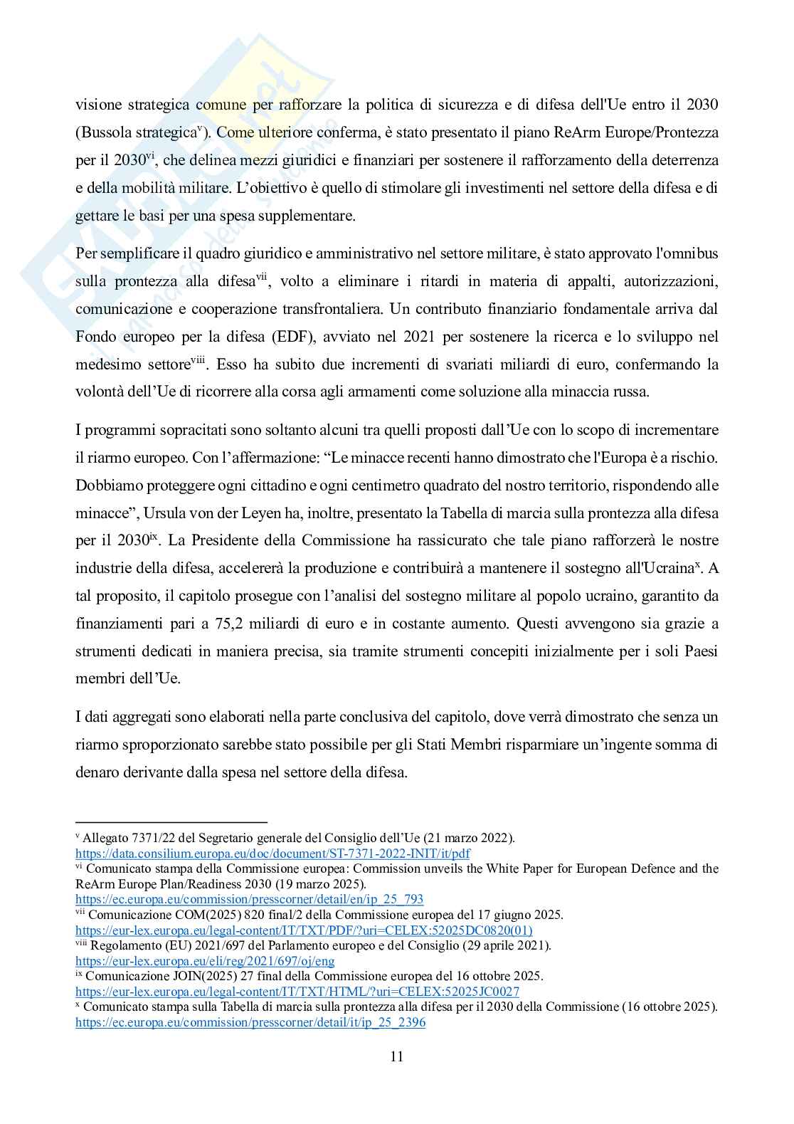 Il trade-off tra sicurezza europea e sostenibilità in relazione al conflitto russo-ucraino Pag. 11