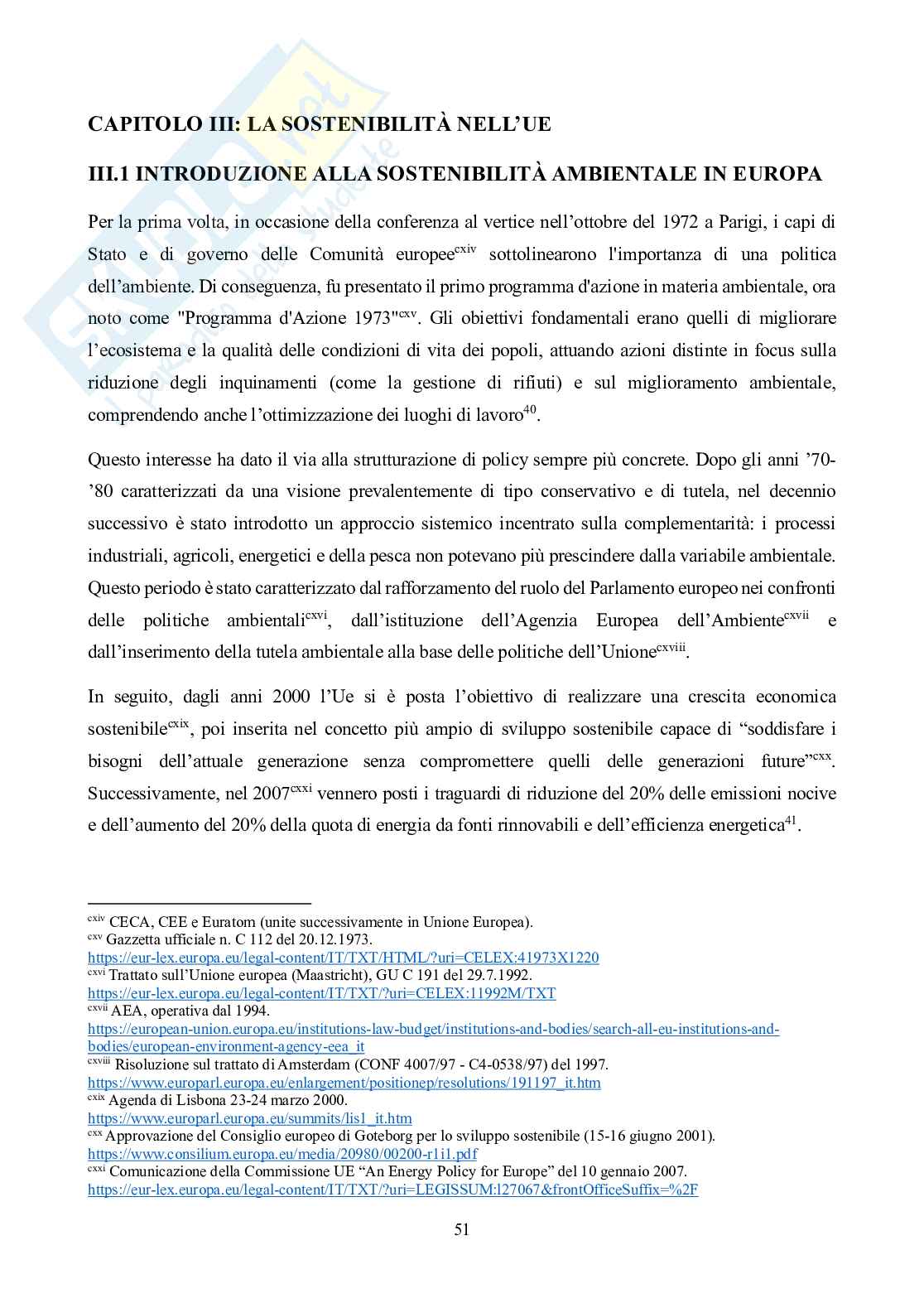 Il trade-off tra sicurezza europea e sostenibilità in relazione al conflitto russo-ucraino Pag. 51