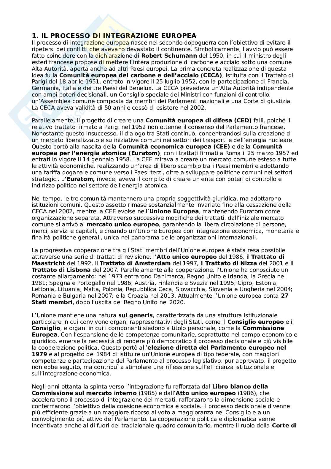 Diritto comunitario Pag. 1