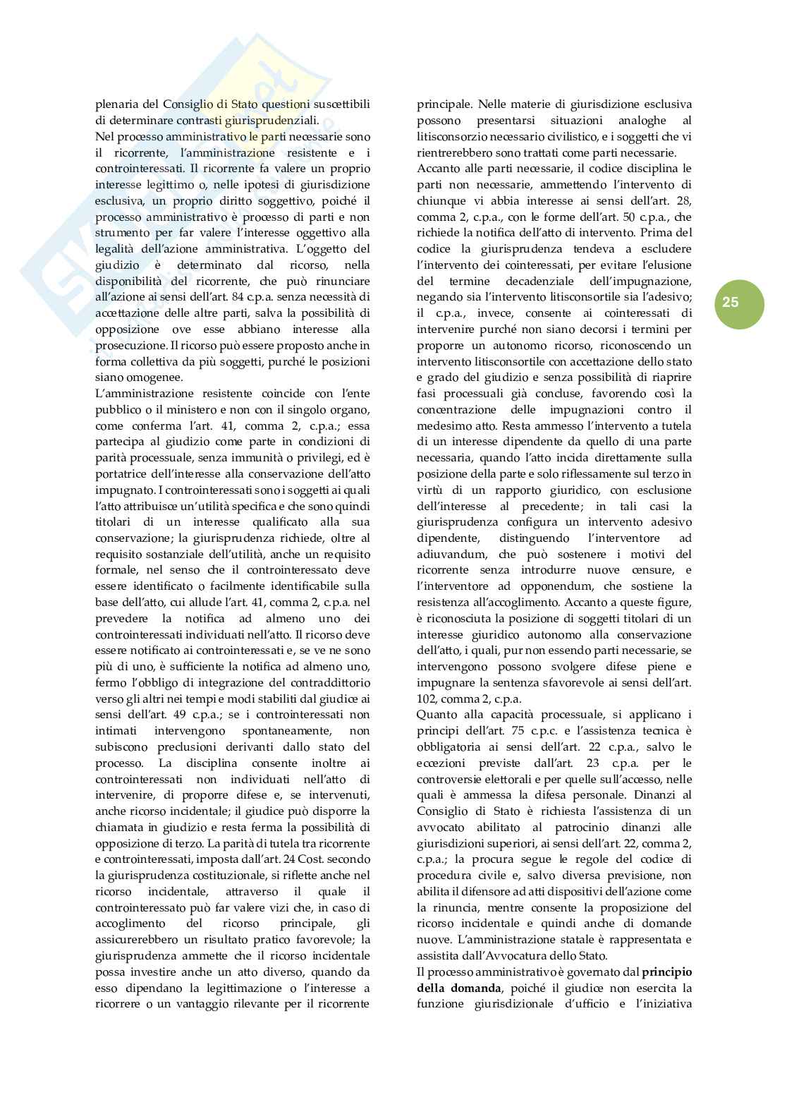 Riassunto esame Giustizia amministrativa, Prof. Rota Francesco, libro consigliato Lezioni di giustizia amministrativa, Travi Pag. 26