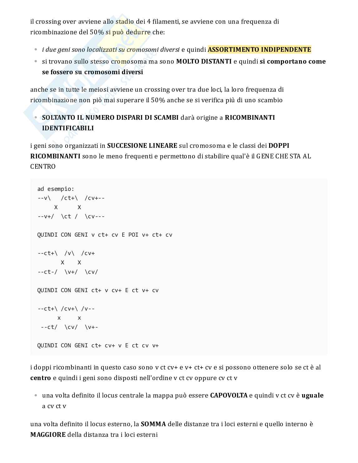 Testo di Genetica completo per esame Pag. 16