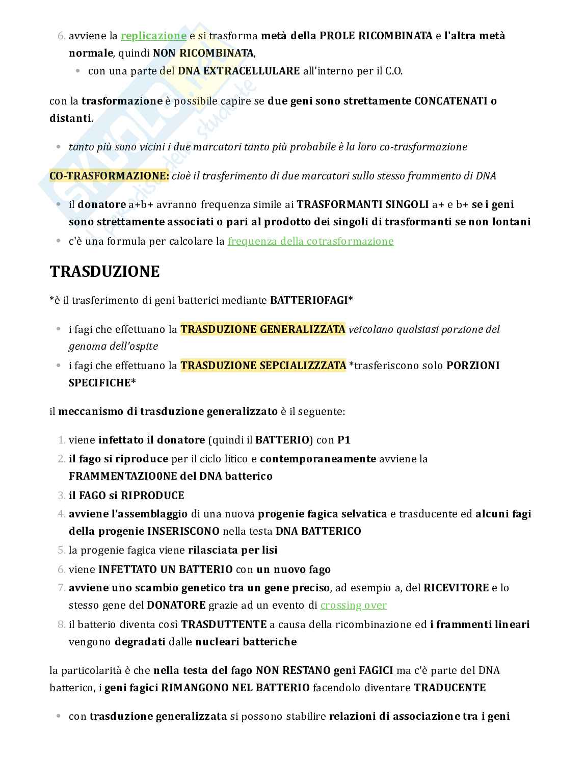 Testo di Genetica completo per esame Pag. 51