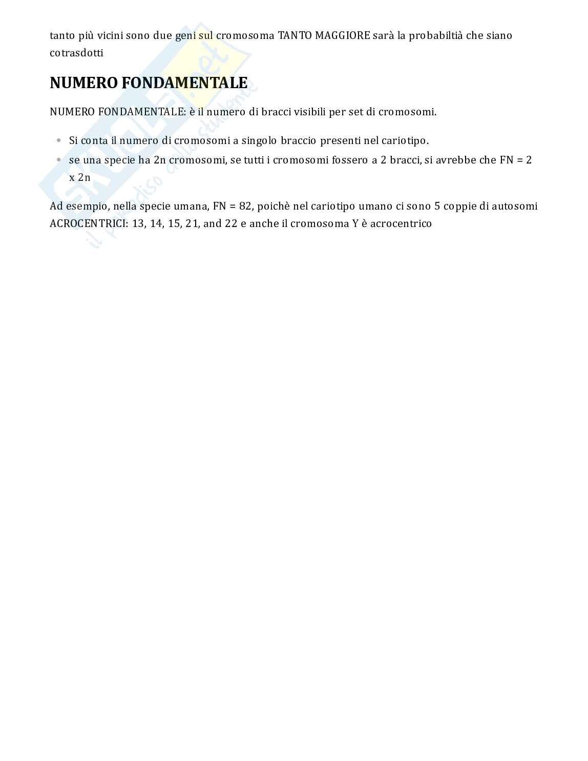 Testo di Genetica completo per esame Pag. 61