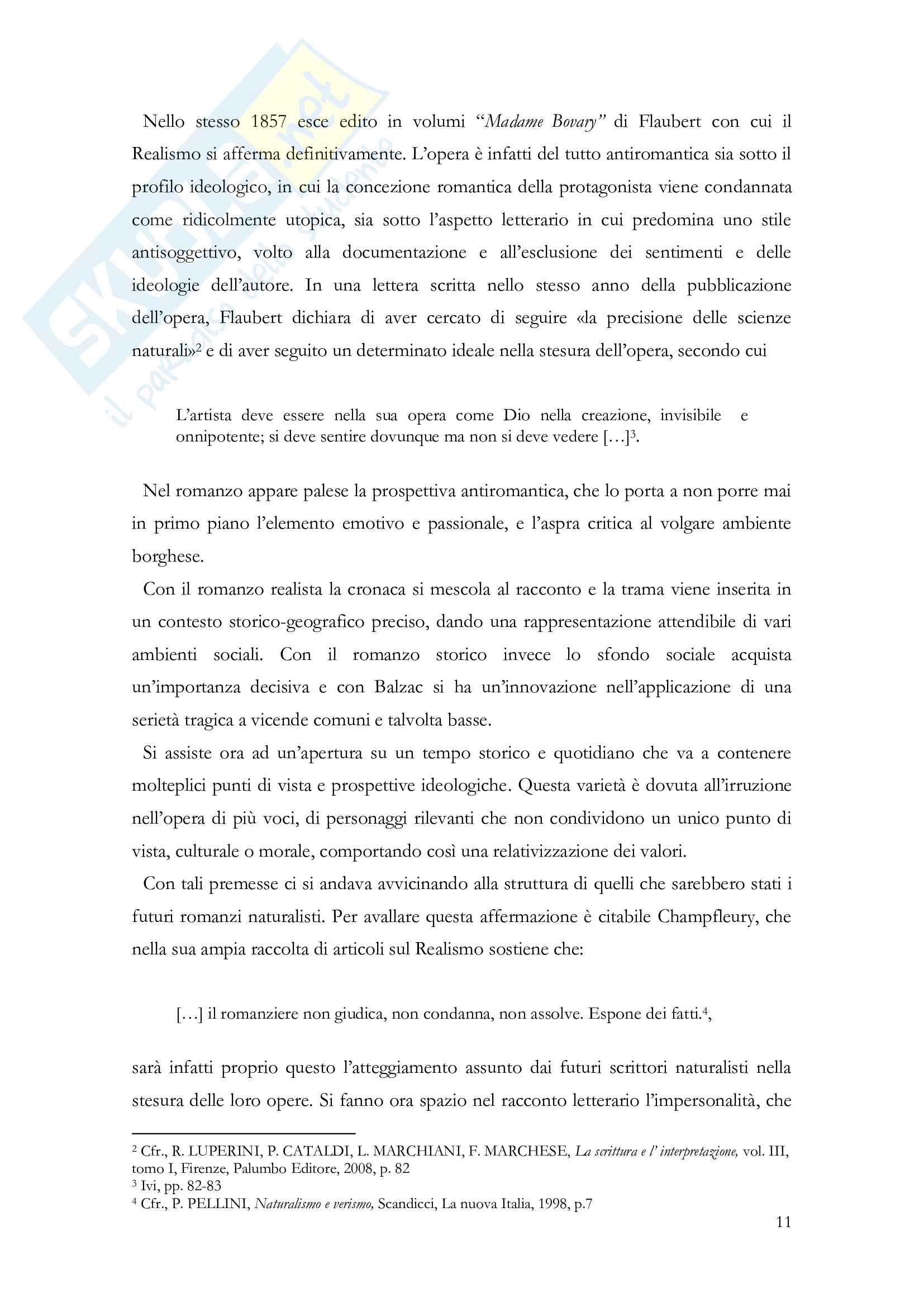 Tesi: Sommersi e salvati immagini del popolo nel secondo Ottocento: Zola e Verga Pag. 11