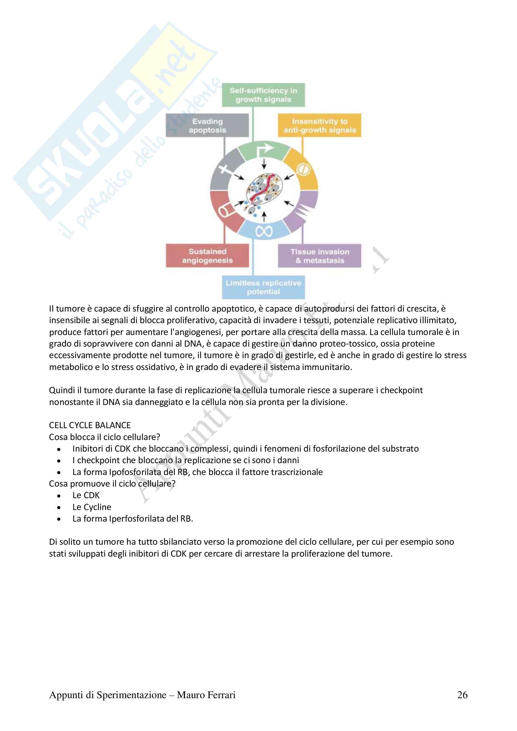 Appunti di Sperimentazione Clinica e Preclinica di Farmaci - Montopoli Pag. 26