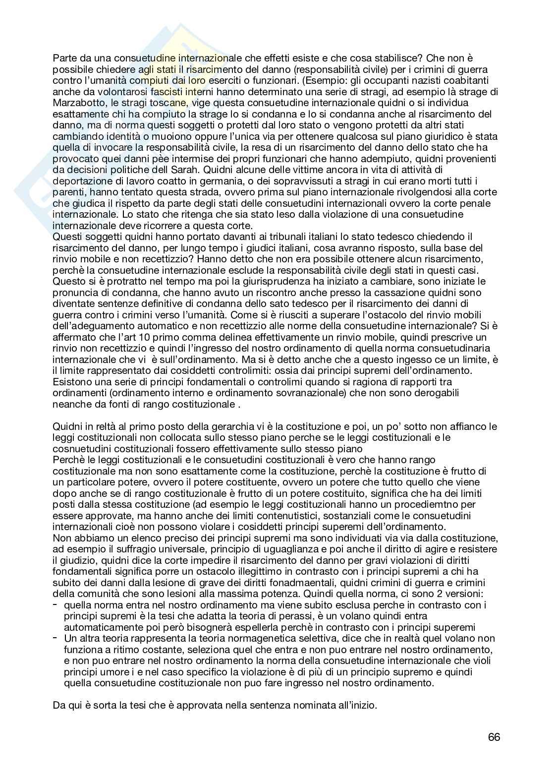 Schemi riassuntivi del corso di Diritto costituzionale  Pag. 66