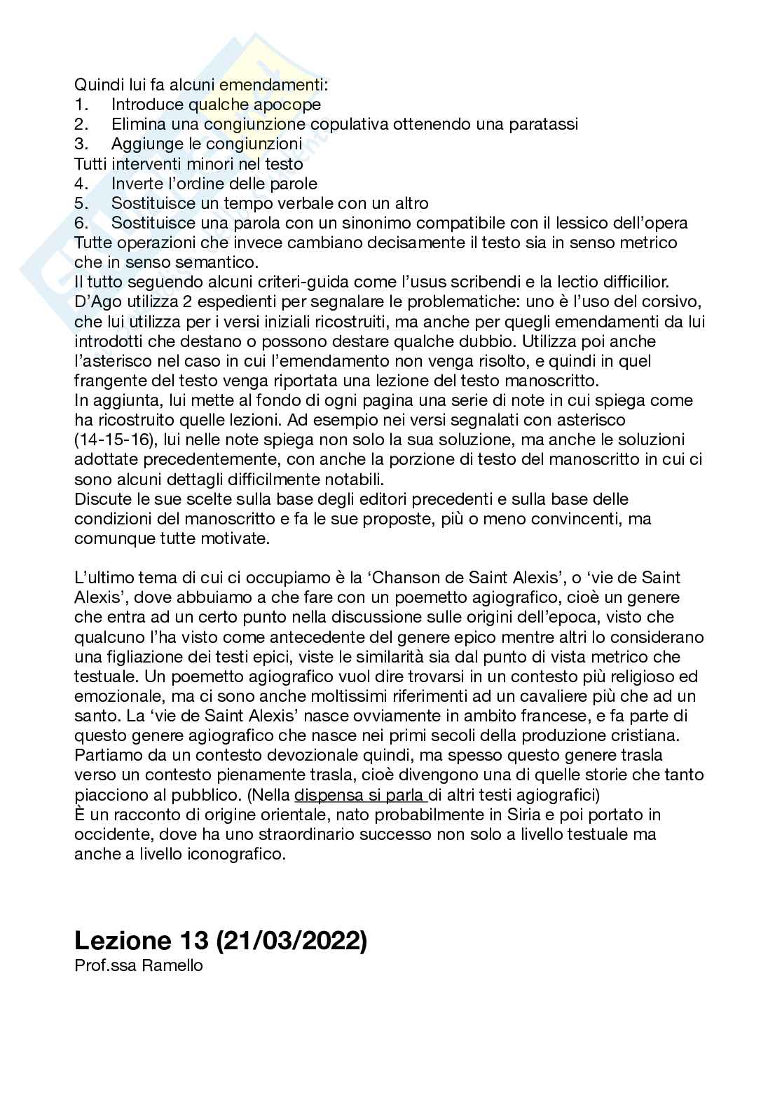 Filologia romanza - Appunti rielaborati e corretti Pag. 51