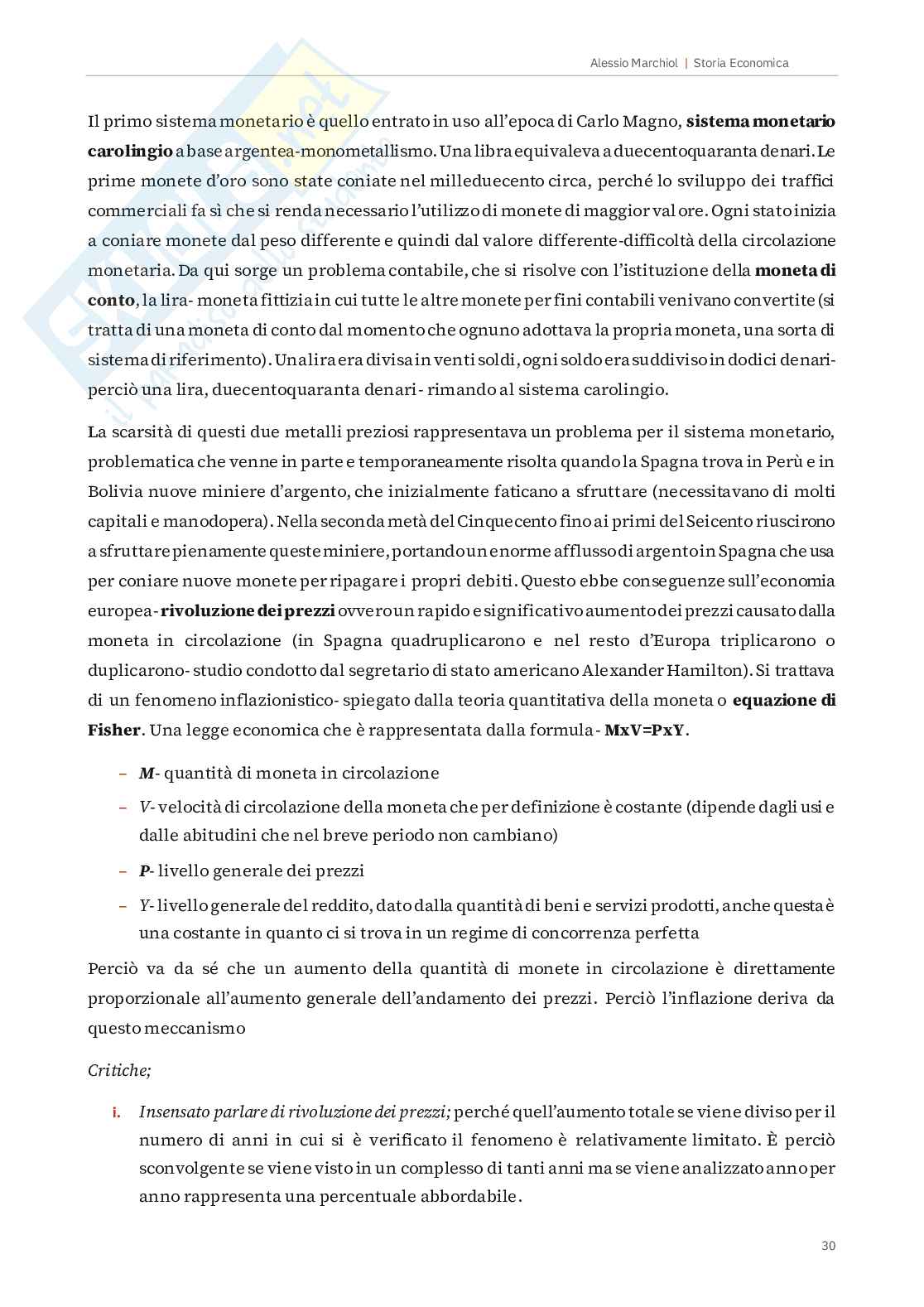Storia economica Pag. 31