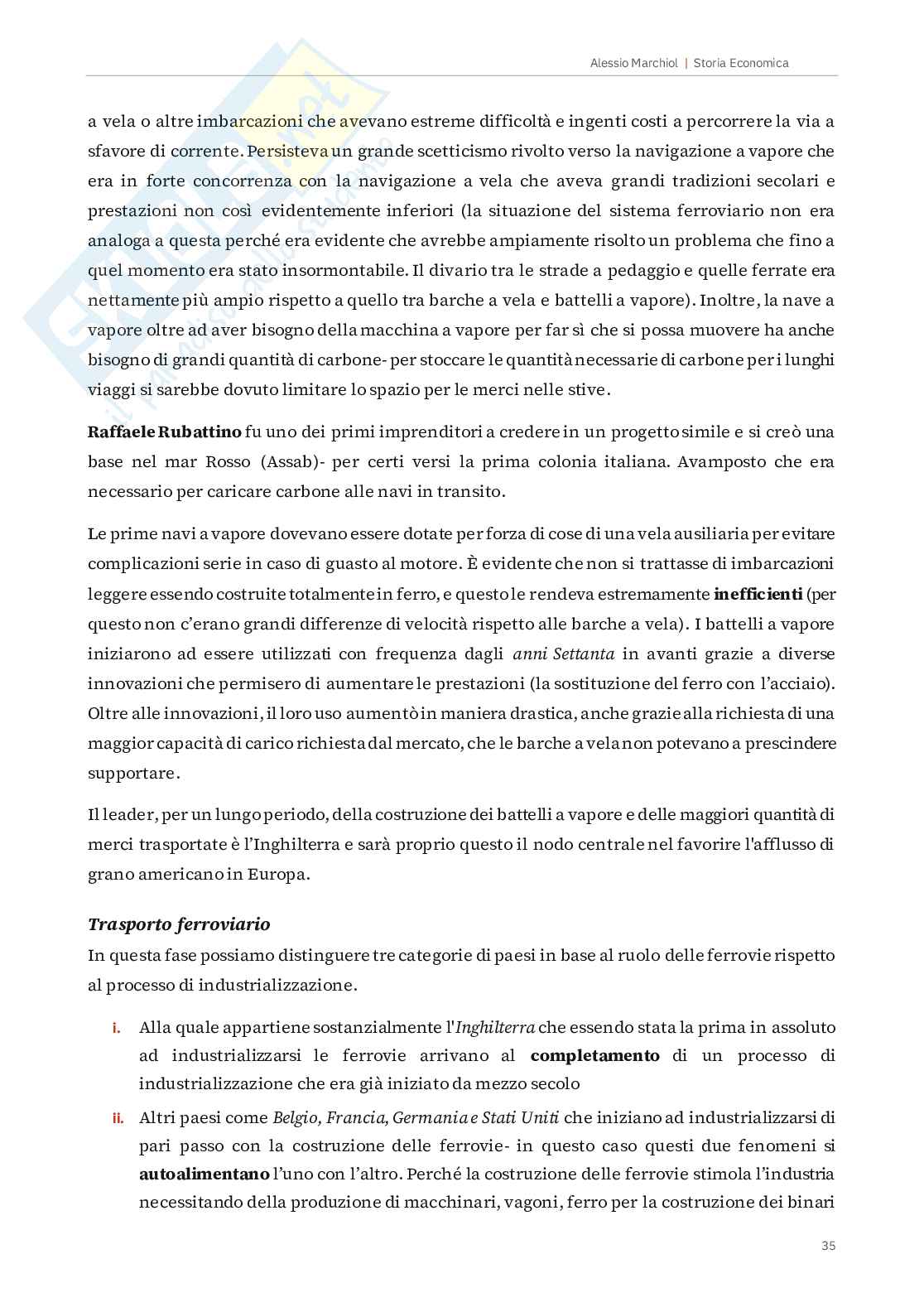 Storia economica Pag. 36