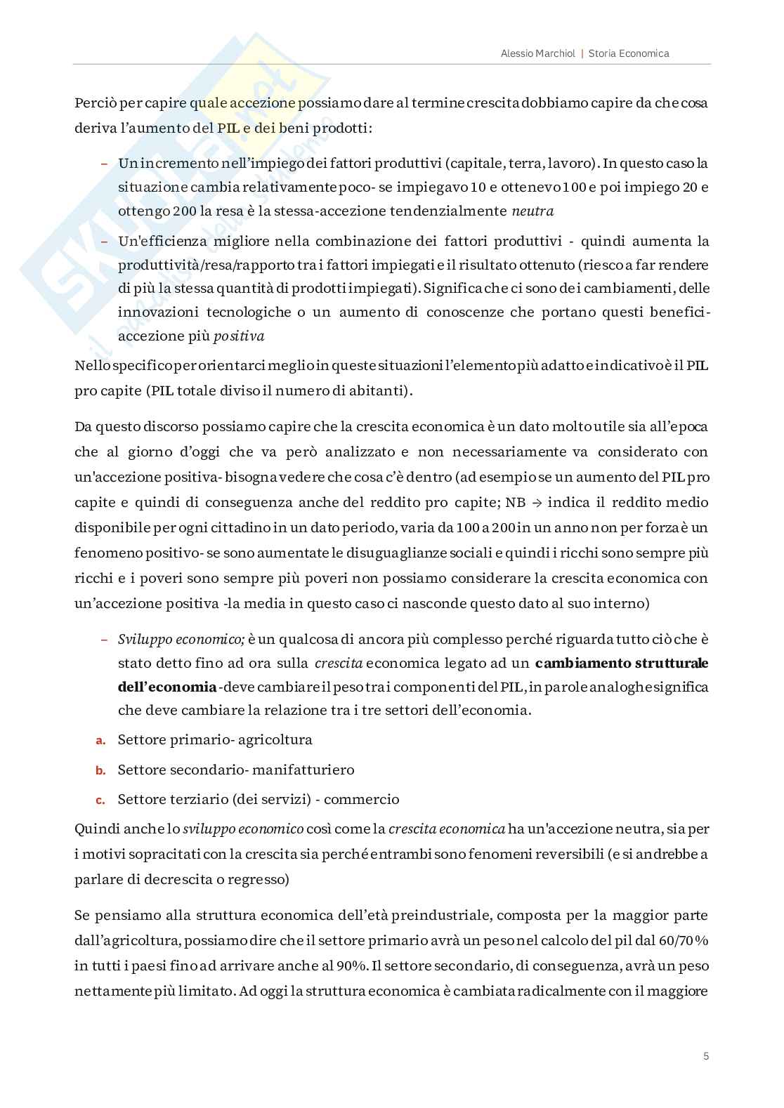 Storia economica Pag. 6