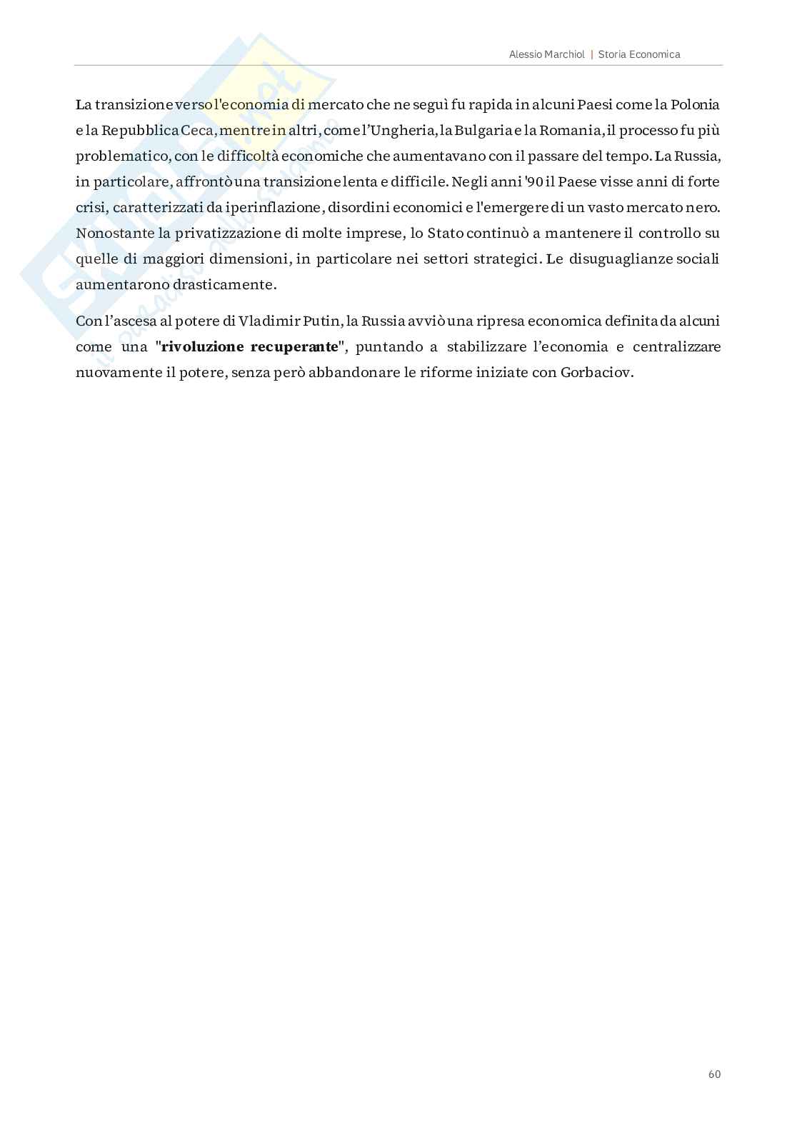 Storia economica Pag. 61