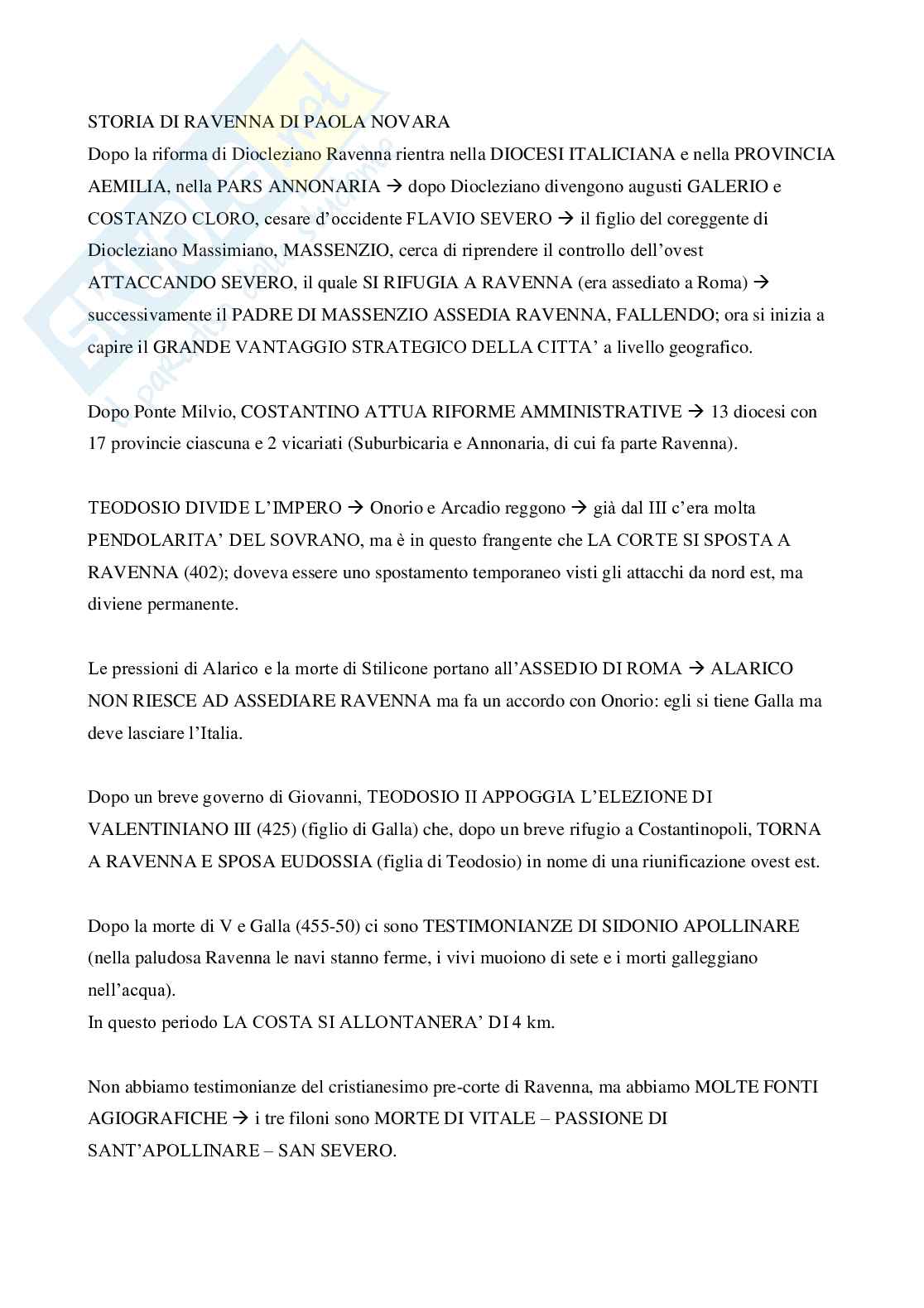 Appunti di storia tardoantica e su Ravenna Pag. 56