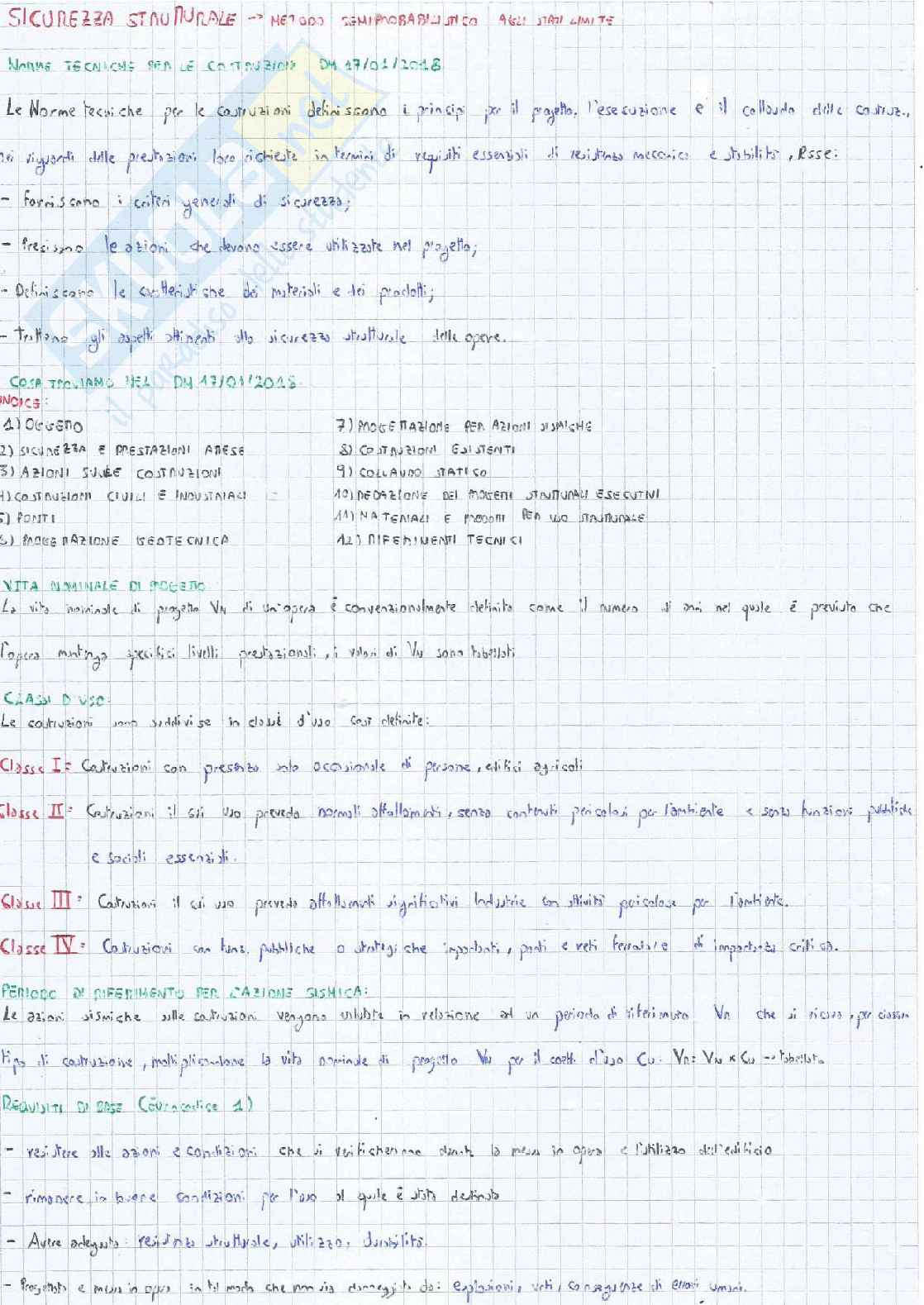 Teoria per esame orale di Tecnica delle costruzioni Pag. 1