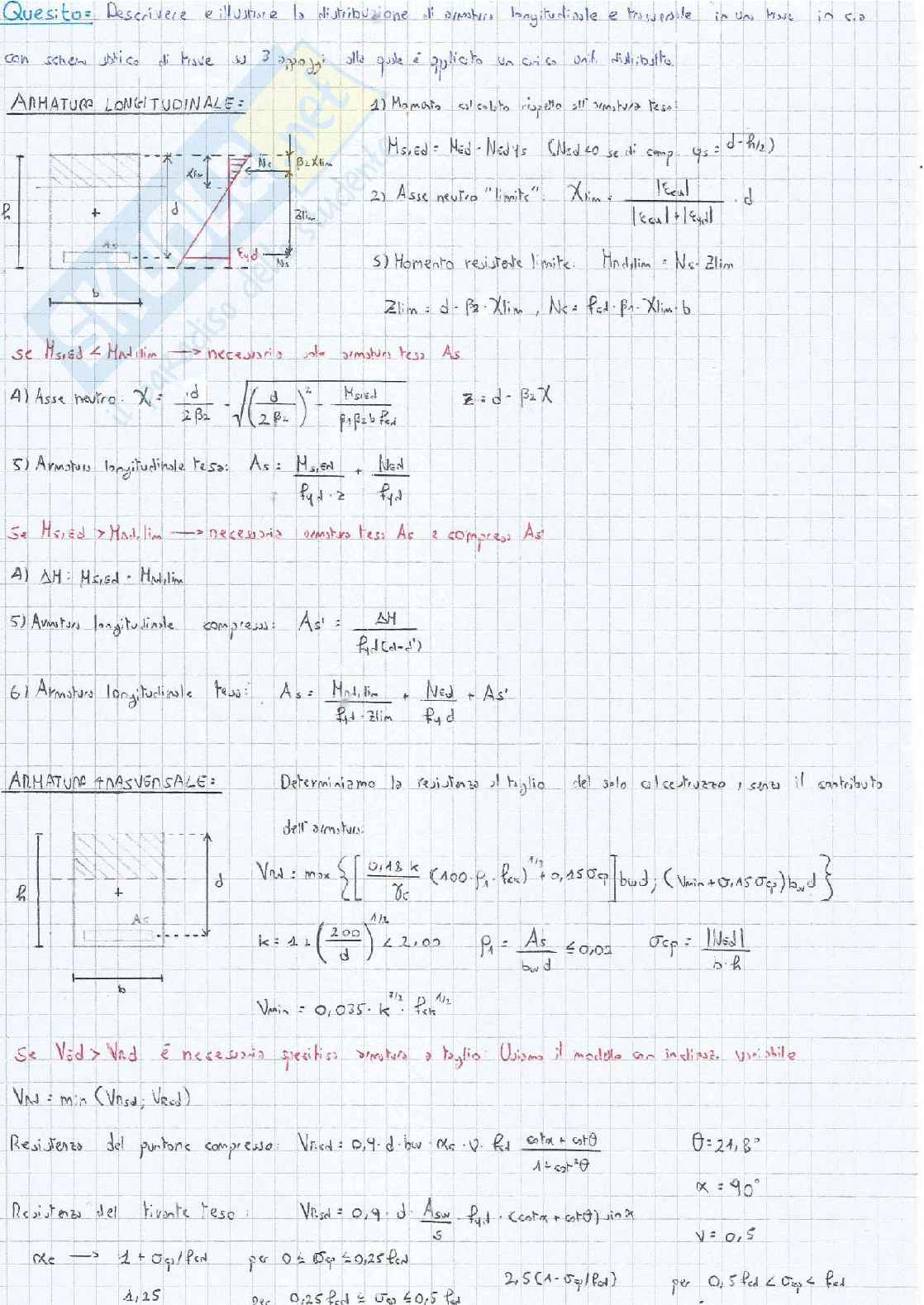 Teoria per esame orale di Tecnica delle costruzioni Pag. 16
